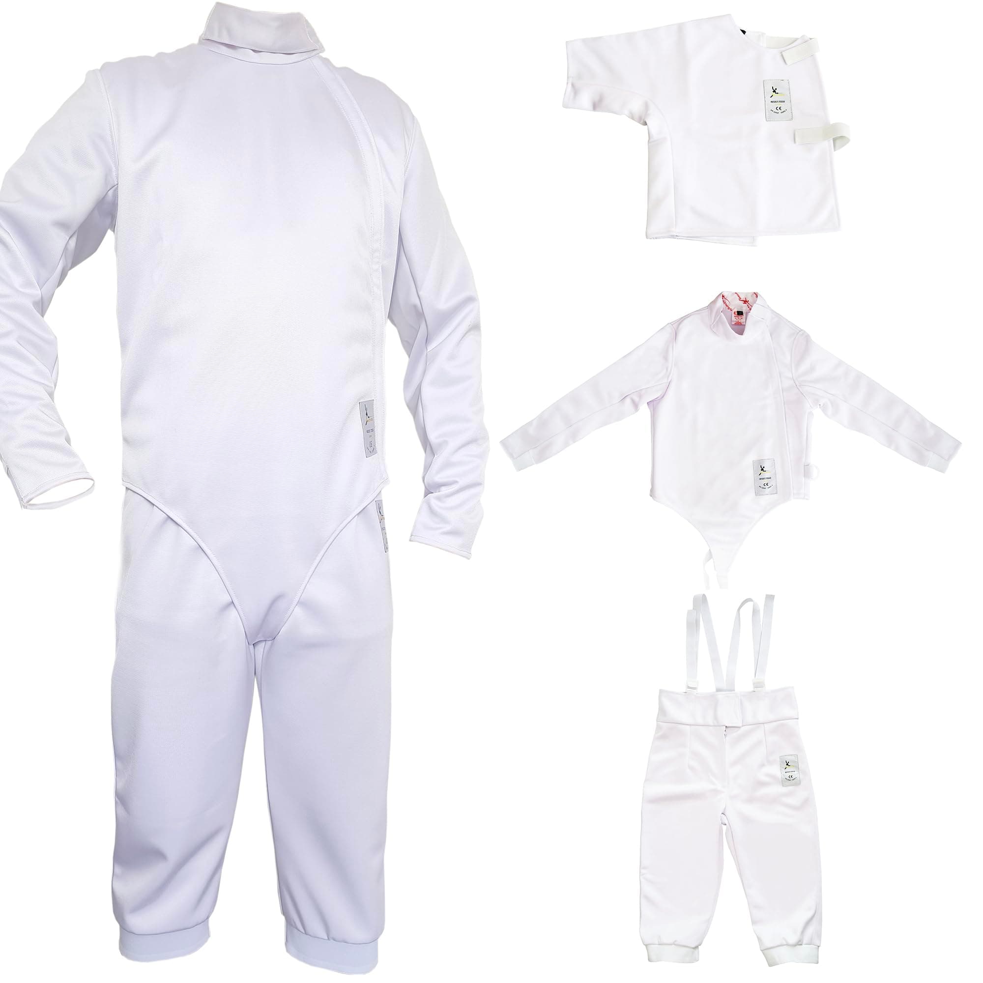 LEONARK 350NW Fencing Uniform Suit - Saber Trouser Vest Set with Foil