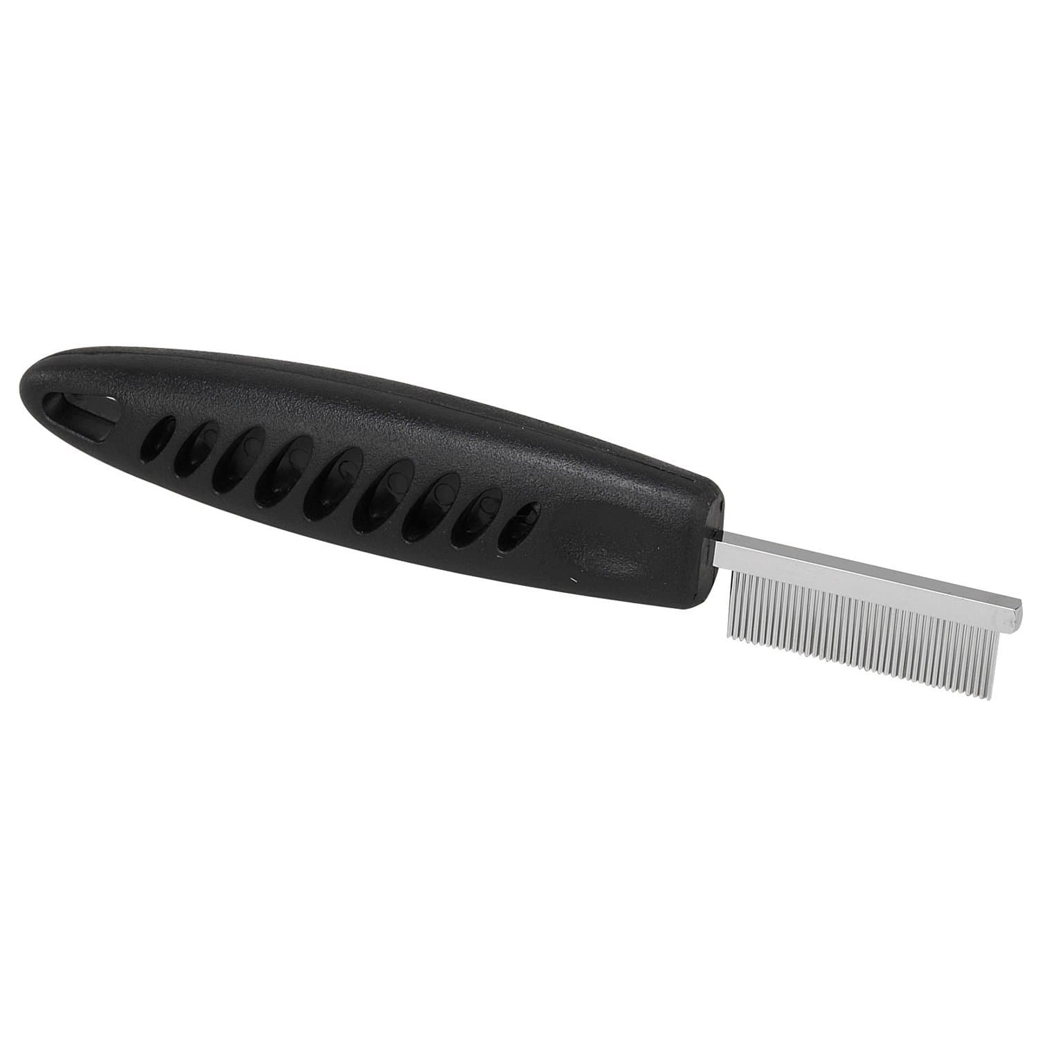 Face & Finishing Combs — Ergonomic Combs for Grooming Dogs, 6¼", Black