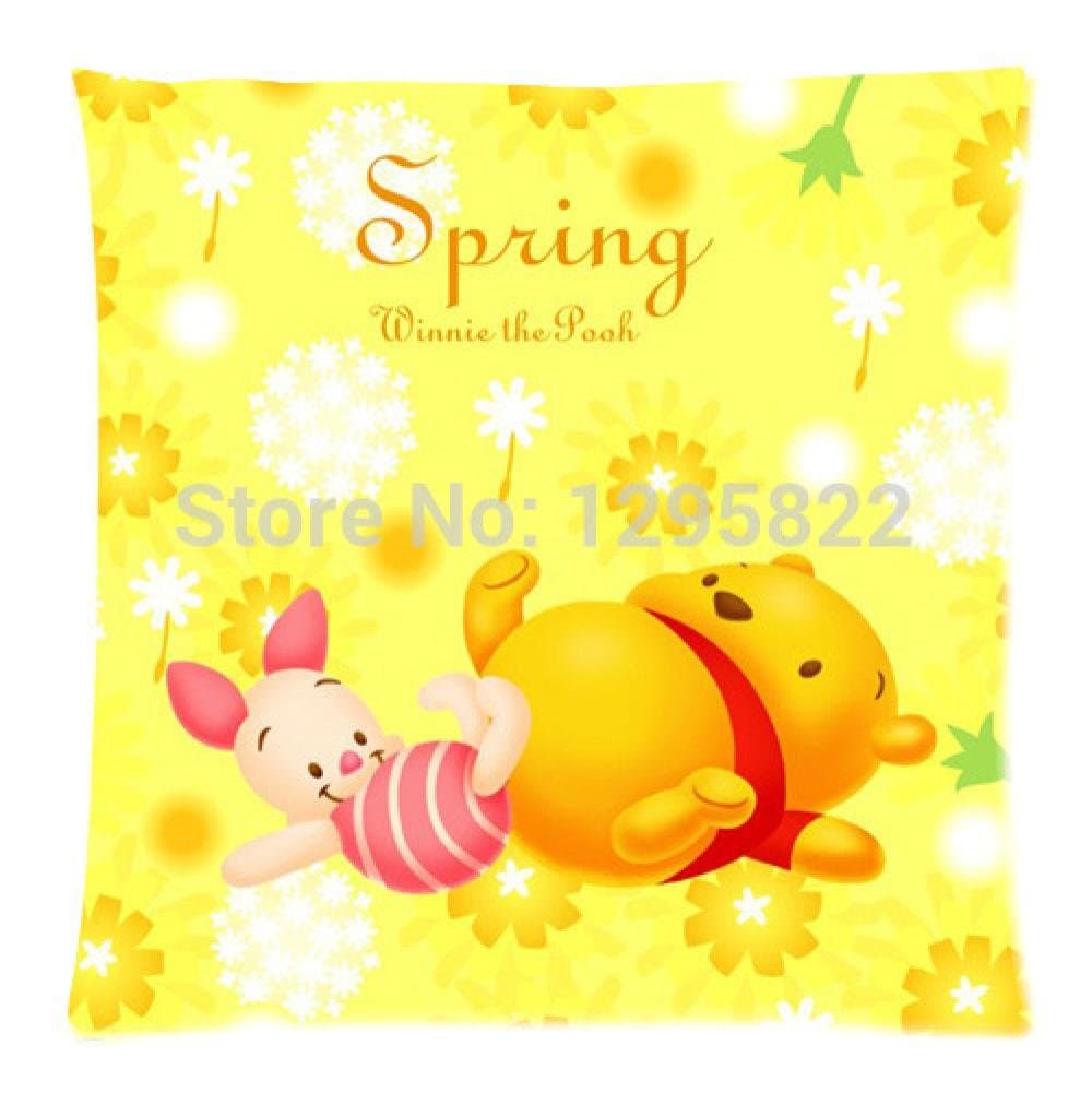 Ulive Original Custom Cartoon The Many Adventures Of Winnie The Pooh Pillow Case 18X18 (One Side)(Pc18-973)