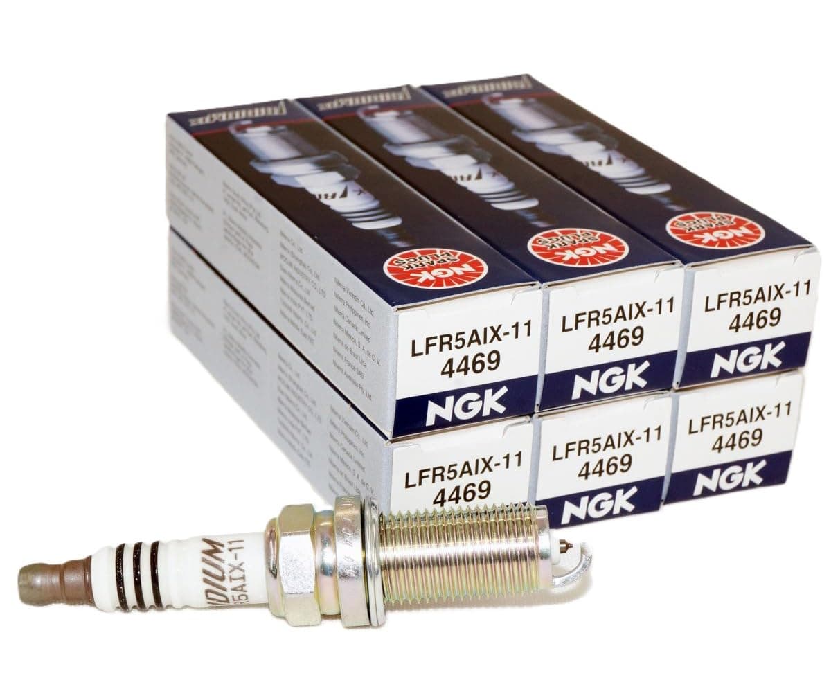 NGK 4469 Iridium IX Spark Plugs LFR5AIX11 (6 Pack)