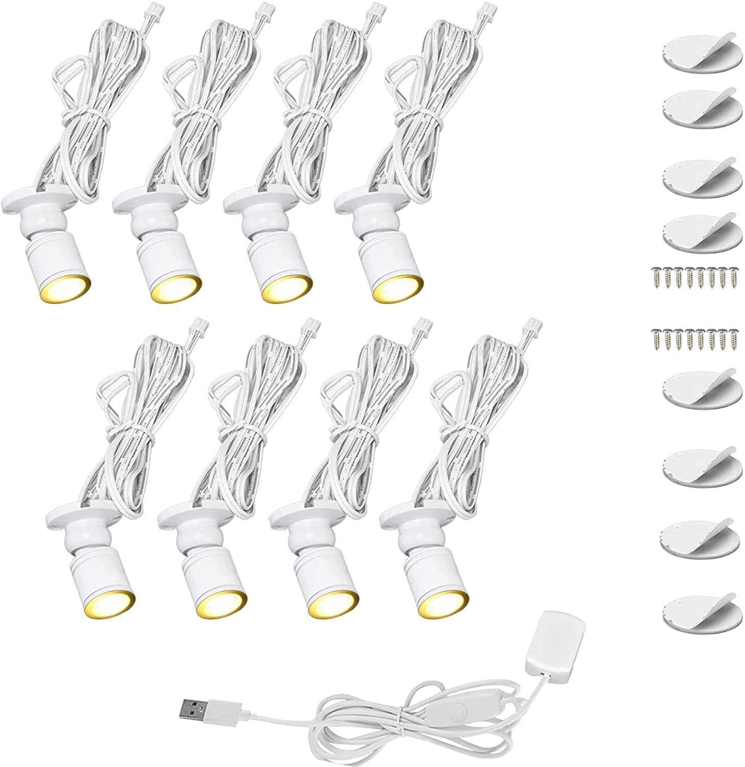(8) USB Spotlights