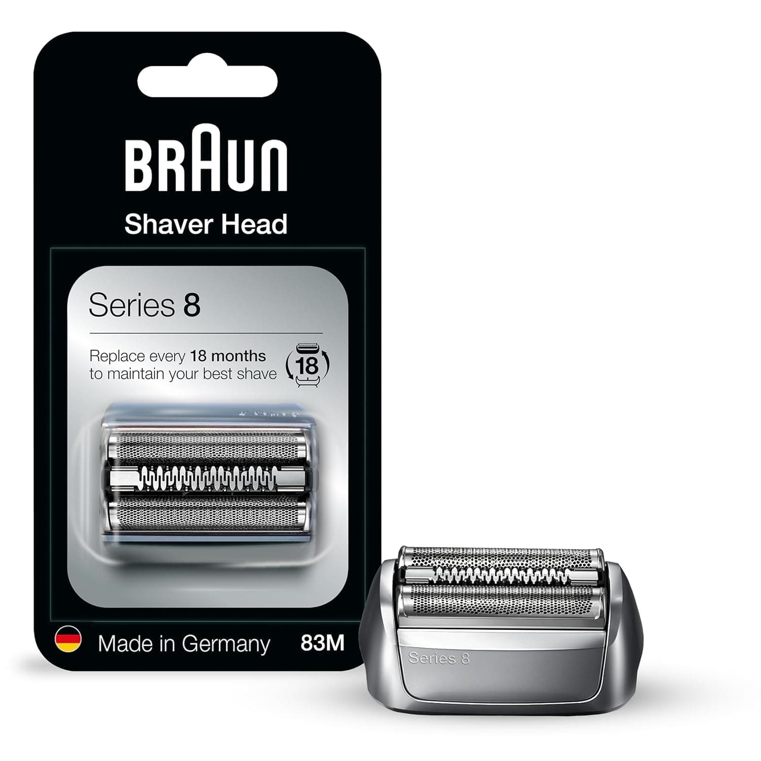 Braun 83M Series 8 Replacement Foil and Cutter Cassette