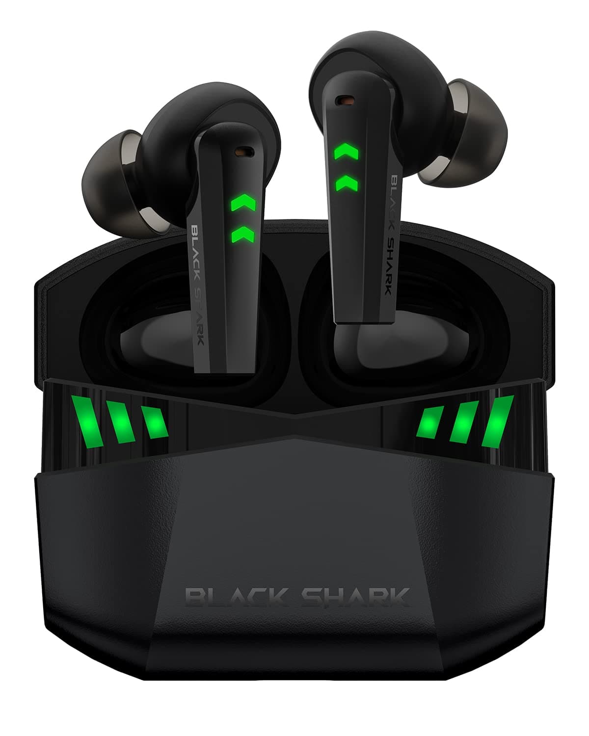 Black Shark Wireless Earbuds with 35ms Ultra-Low Latency, Gaming Bluetooth Earbuds with Premium Sound, Bluetooth 5.2, 10mm Drivers, 4 Hyperclear Mics, IPX5 Waterproof, 20H Play Time, Comfort Fit