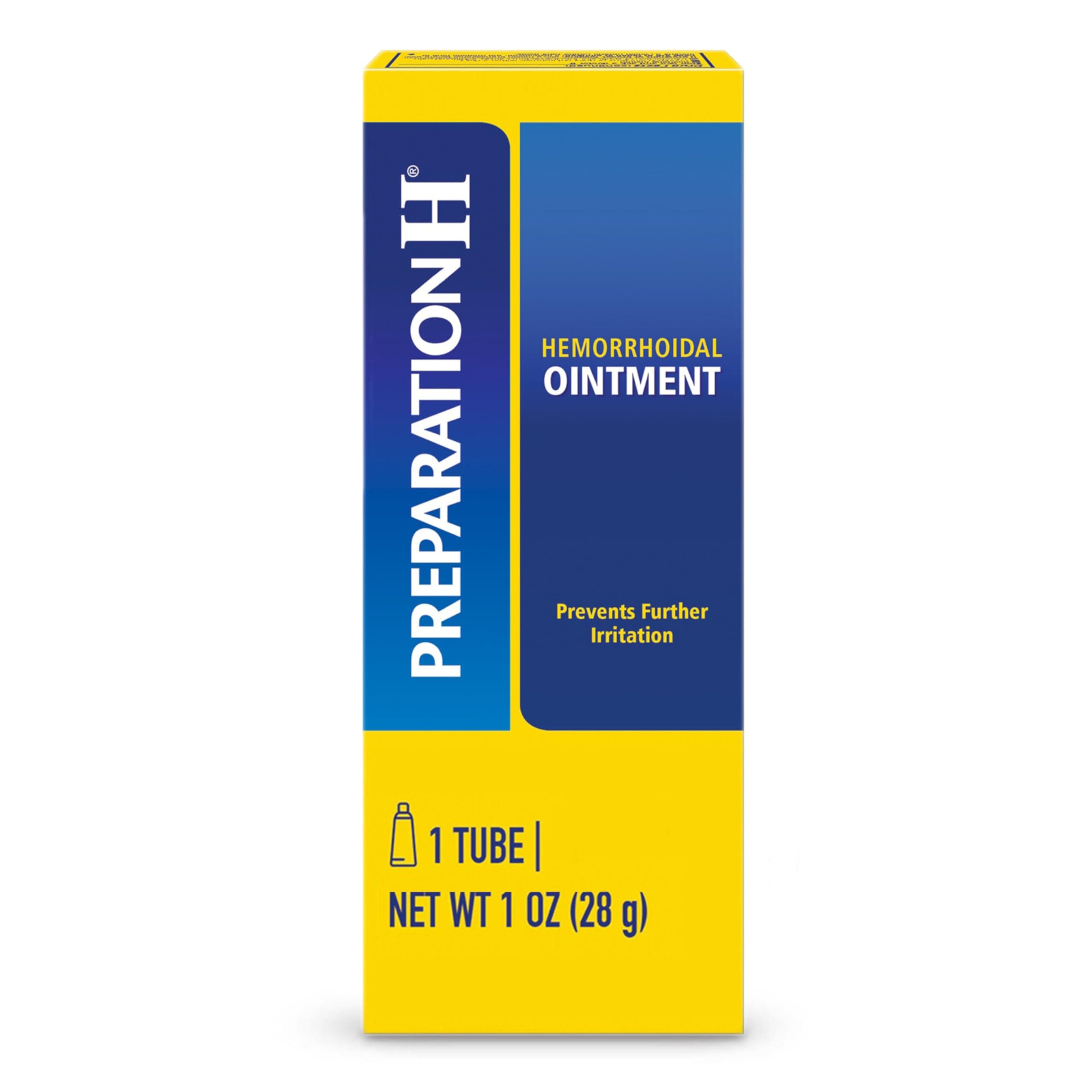 Hemorrhoid Symptom Treatment Ointment, Itching, Burning & Discomfort Relief, Tube (2.0 Ounce)