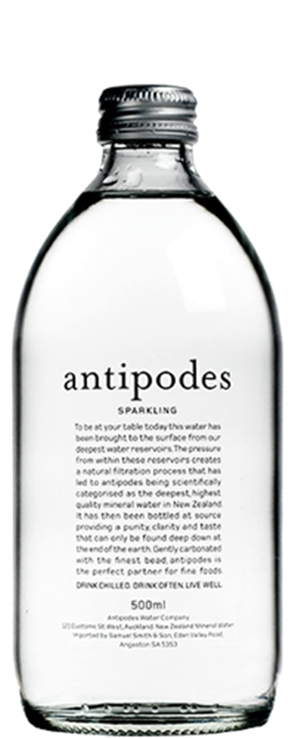 Antipodes - Sparkling Water - 16.9 oz (500 mL) (4 Glass Bottles)