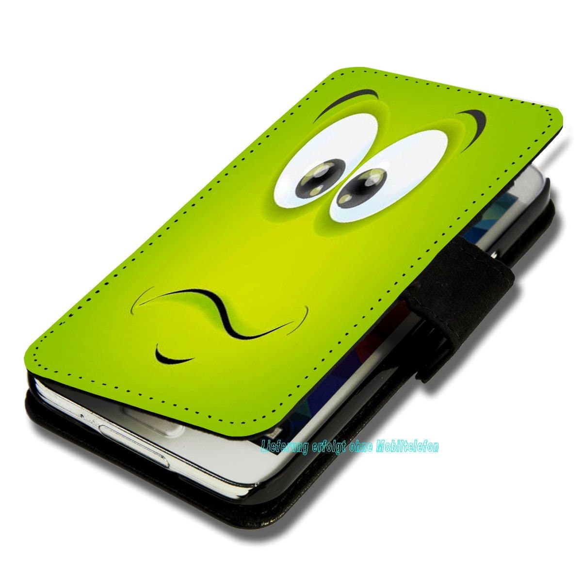 Book Style Handy Tasche - Design F100 - für Samsung Galaxy Alpha - Cover Case Schutz Hülle Etui Schutzhülle - -