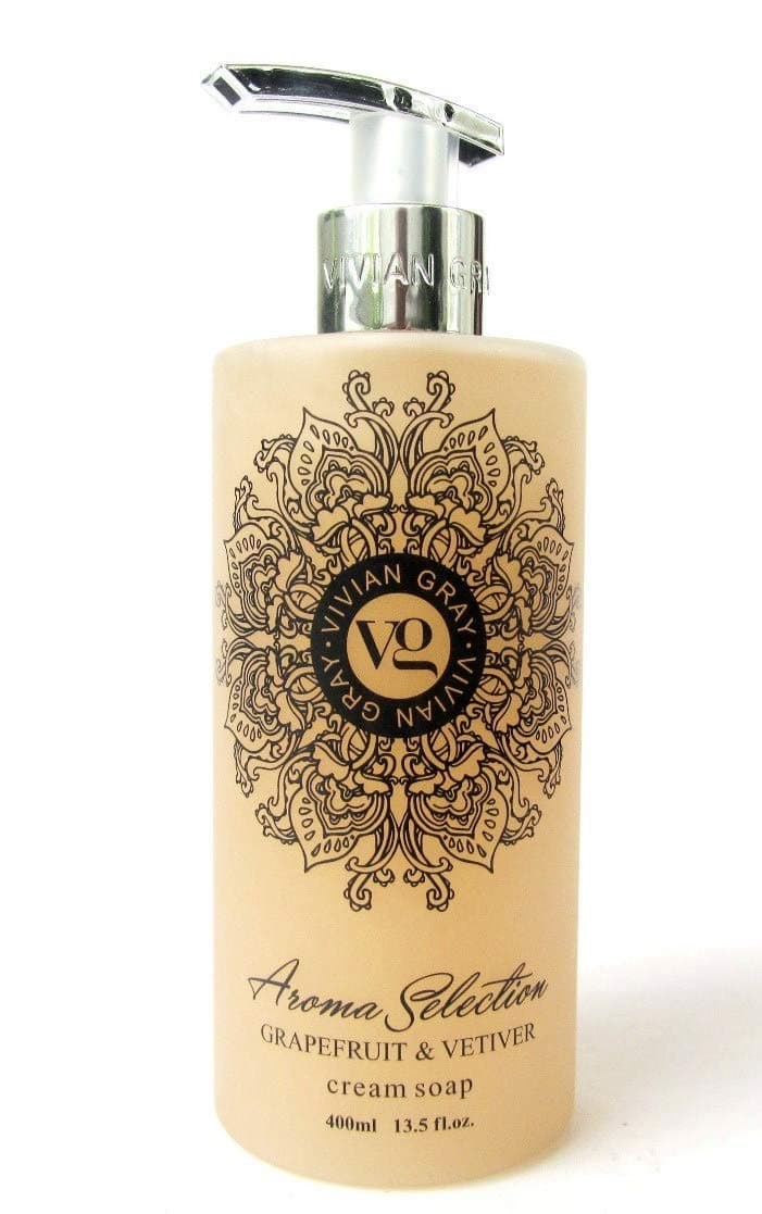 Aroma Selection Cream Soap 13.5 FL oz (Grapefruit & Vetiver)