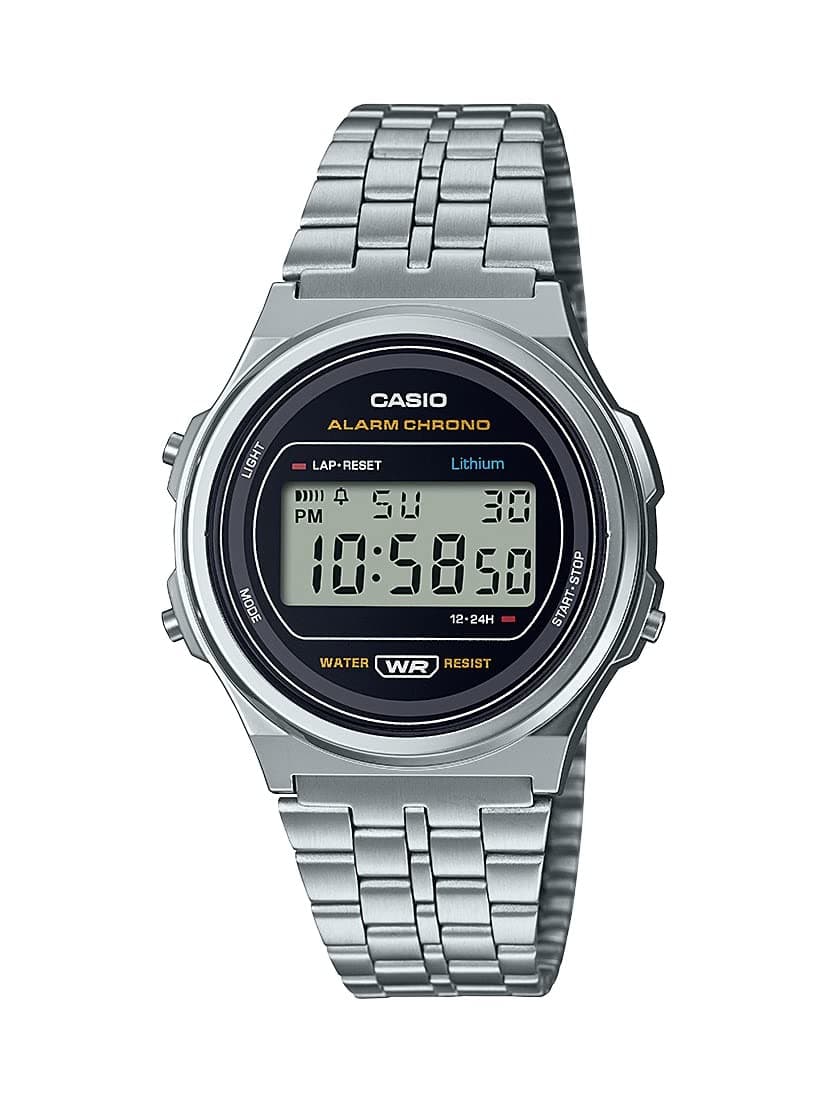 Casual Watch A171WE-1ACF, Silver, Casual