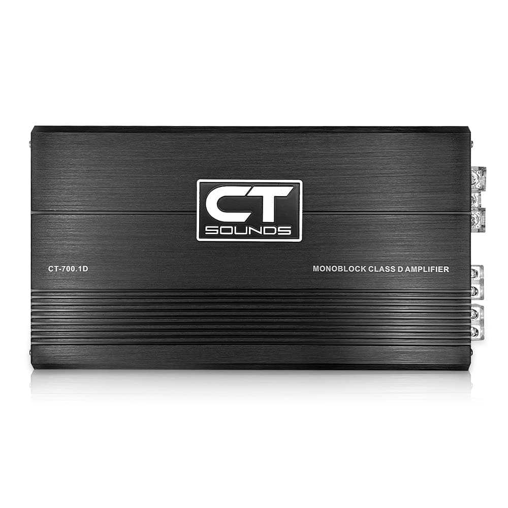 CT Sounds CT-700.1D コンパクトクラスD カーオーディオ モノブロックアンプ 700ワット RMS
