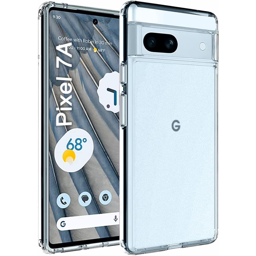 TheGiftKart Ultra-Hybrid Crystal Clear Back Case Cover for Google Pixel 7A | Shockproof Design | Hard Back Cover Case for Google Pixel 7A (PC & TPU, Transparent)