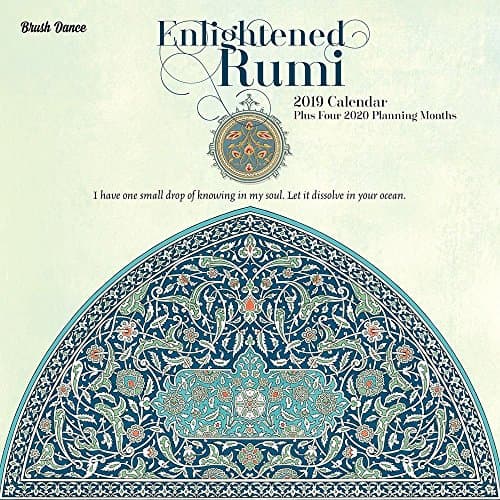 Enlightened Rumi 2019 Wall Calendar