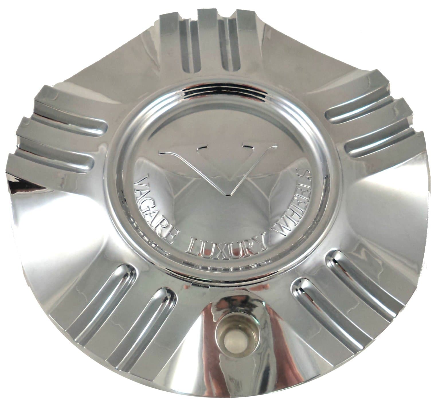 Vagare Luxury Wheels Chrome Custom Wheel Center Cap Set of 1 Pn:s1050-v1c-1 S1050-ns01 C-055-1-1