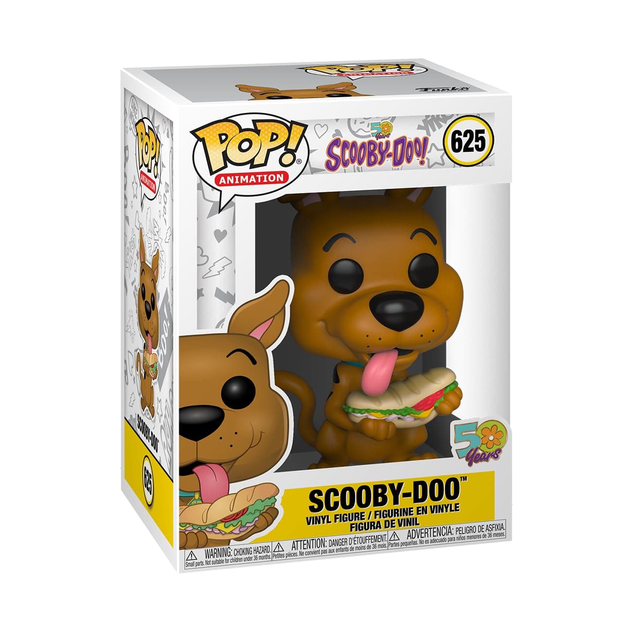 Funko Pop! Animation Scooby Doo With Sandwich - Collectable Vinyl Figure - Gift Idea - Official Merchandise - Toys for Kids & Adults - TV Fans - Model Figure for Collectors and Display