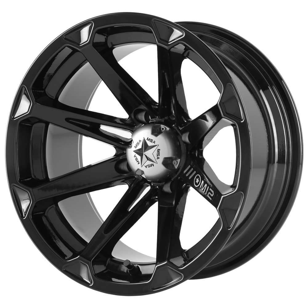 MSA Offroad Wheels MA12 15X7 4X137 G-BLK 10MM - M12-05737