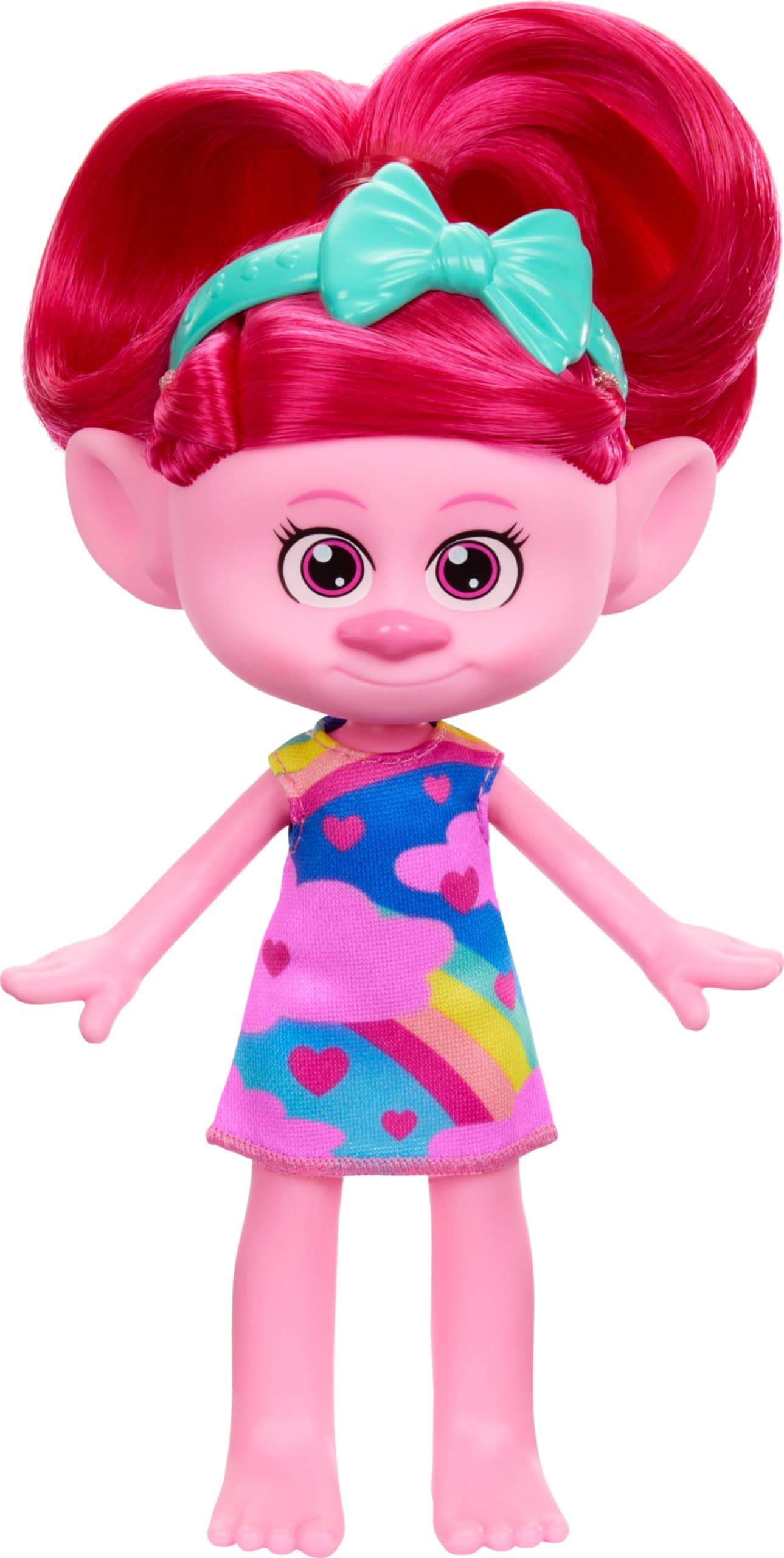 Mattel DreamWorks Trolls Fun Fair Surprise Trendsettin’ Queen Poppy Fashion Doll with Vibrant Hair & Accessory, Toys Inspired by The YouTube Series