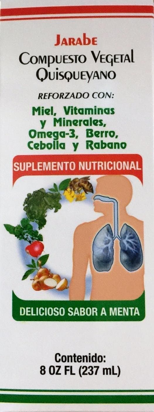 Compuesto Vegetal Quisqueyano Syrup