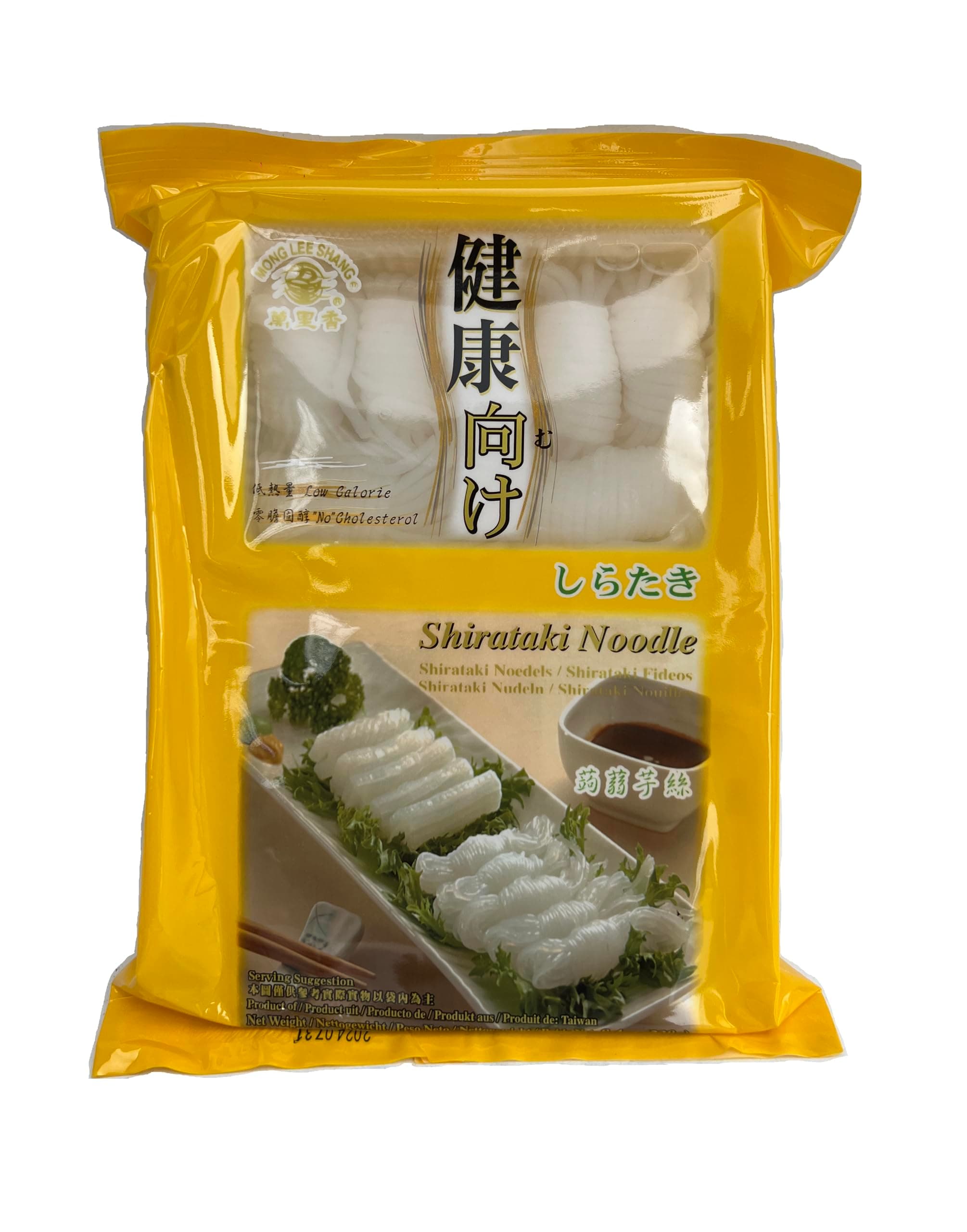 MLS Shirataki Noodles, Konjac Noodles, Rolled up Shirataki Pasta, 8.4oz, 1 pack, Ideal for Hot Pot, Soups, Shabu Shabu, and Stir Fry