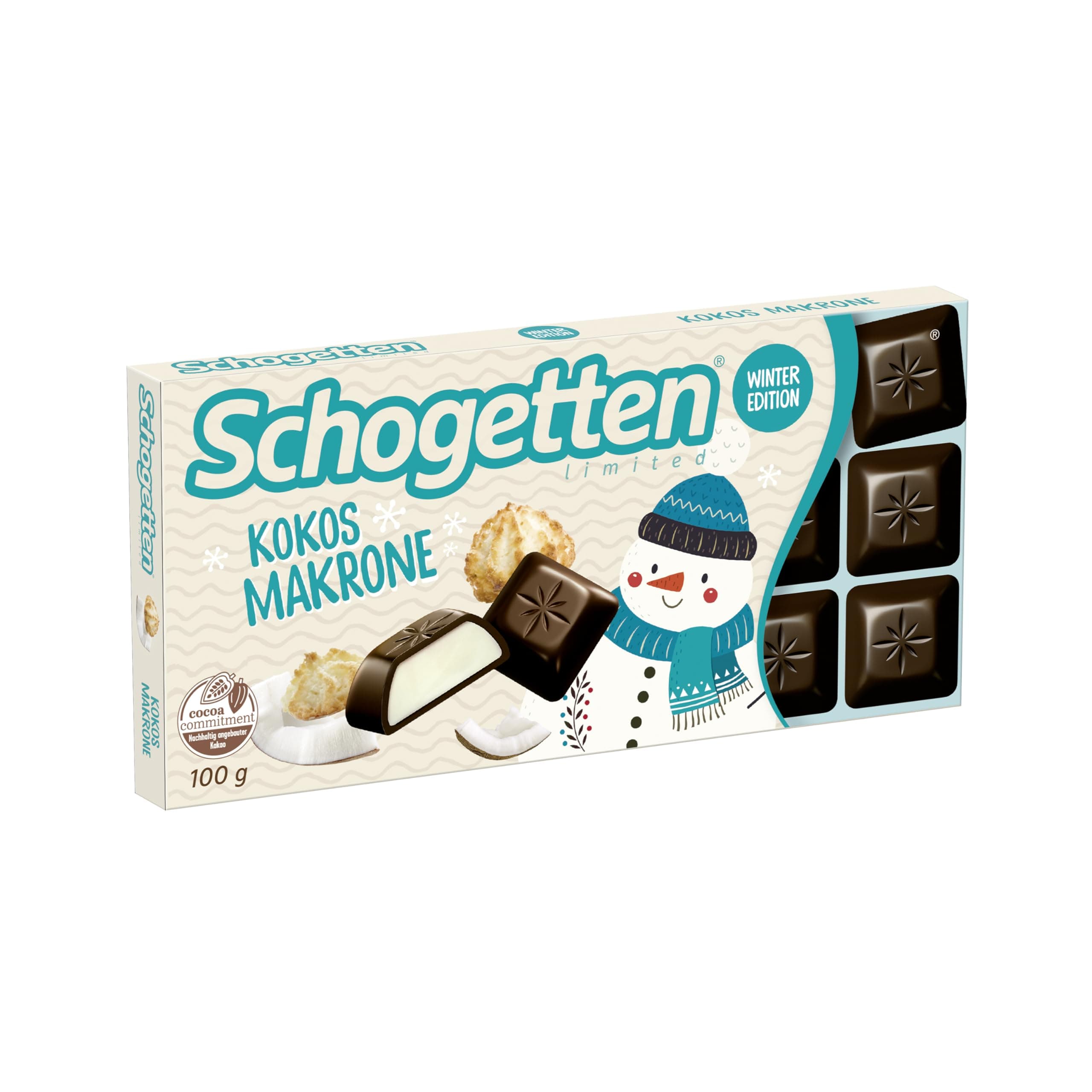 Schogetten Winter Edition Kokos Makrone- 100g