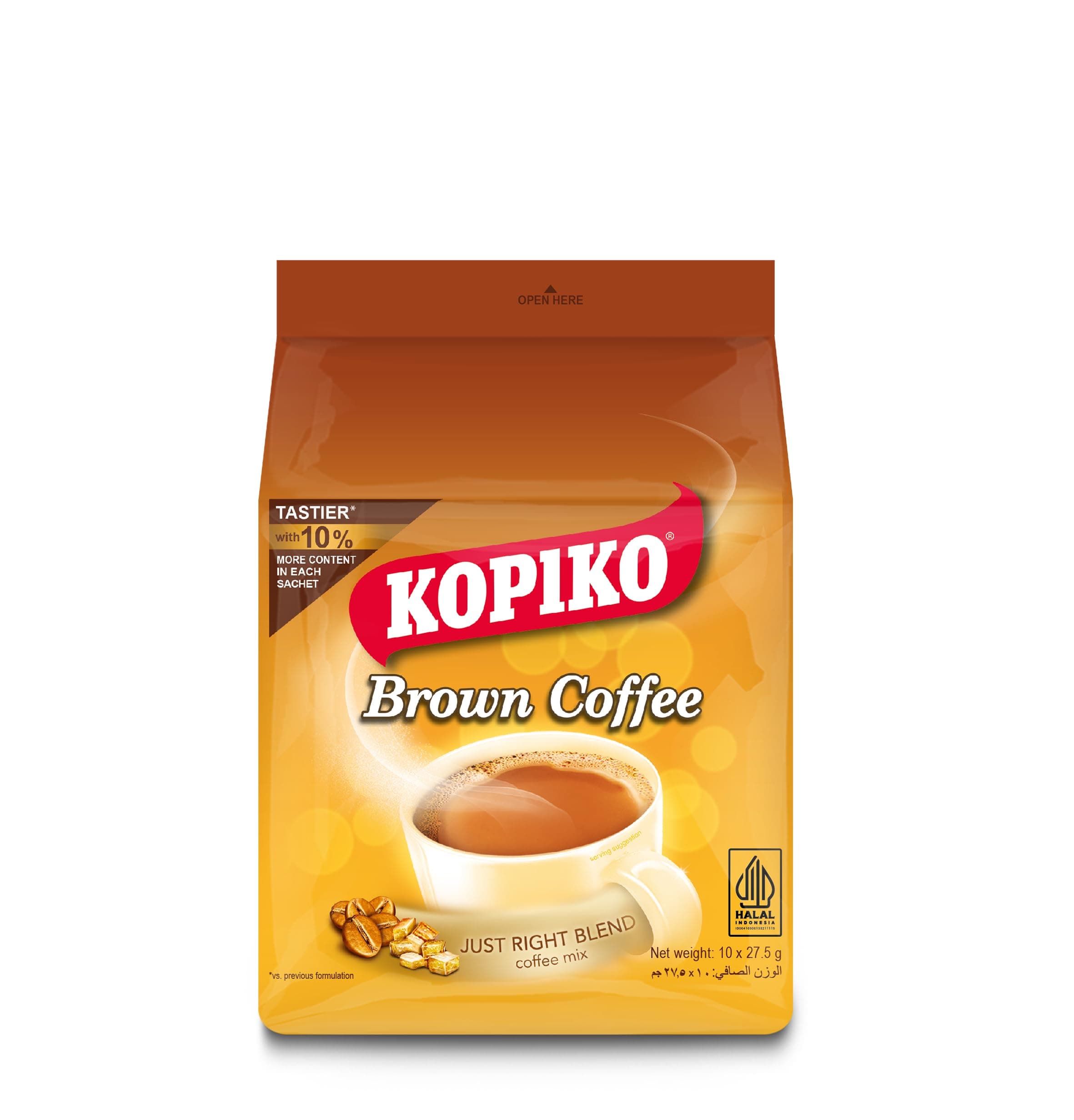 Instant Brown Coffee, 8.8 oz (10 Sachets), 3 Bags