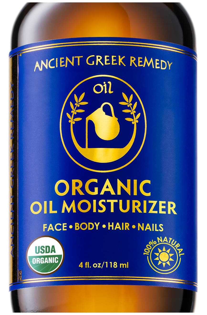 Organic Multi Purpose Moisturizer for Skin, Hair, Face, Cuticle, Nails, Scalp & Foot. Anti Aging Formula made of Olive, Lavender, Almond & Grapeseed oils with Vitamin E, Body oil for Men & Women 4oz