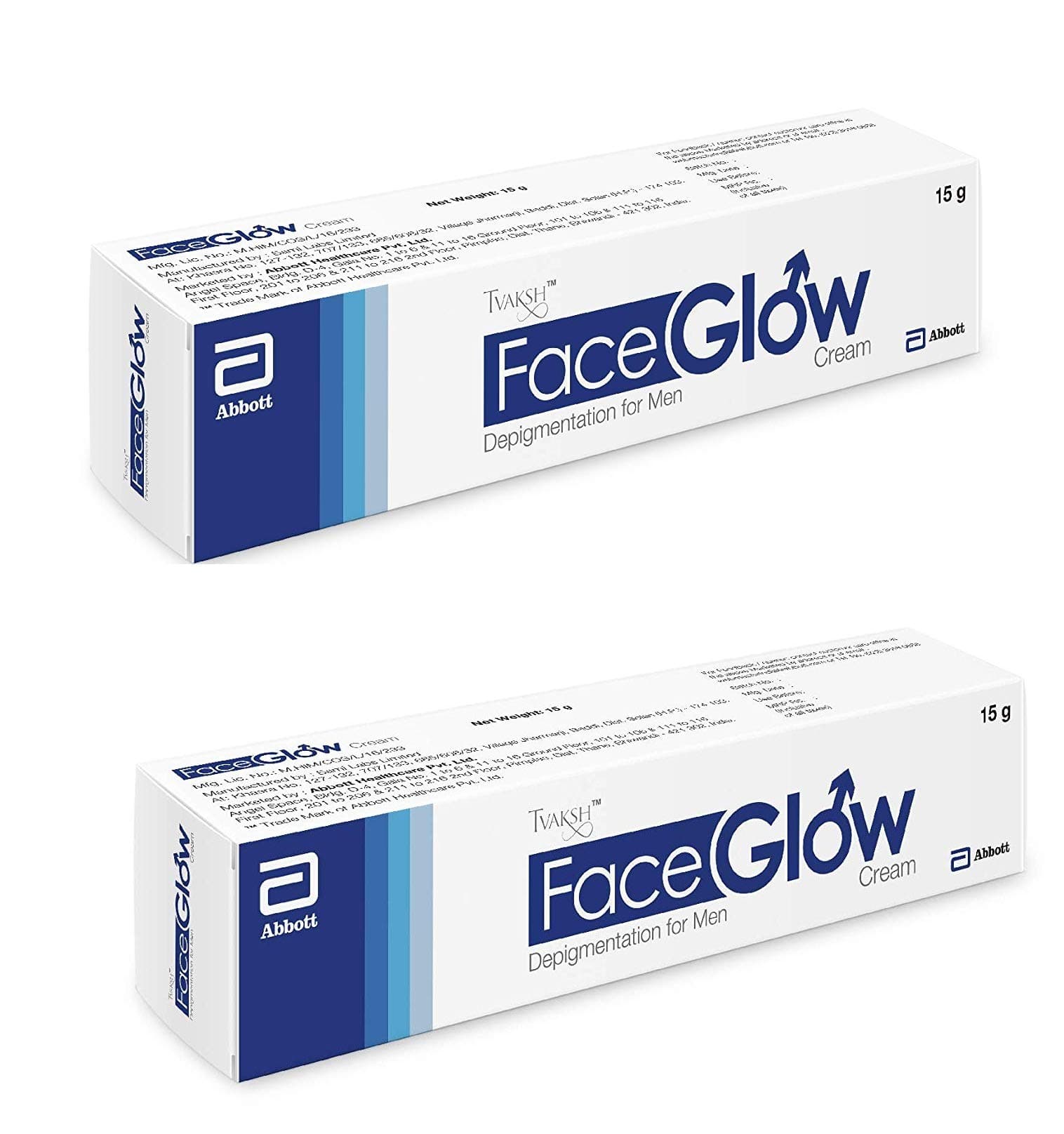 Tvaksh Face Glow Cream for Men,15g (pack of 2)