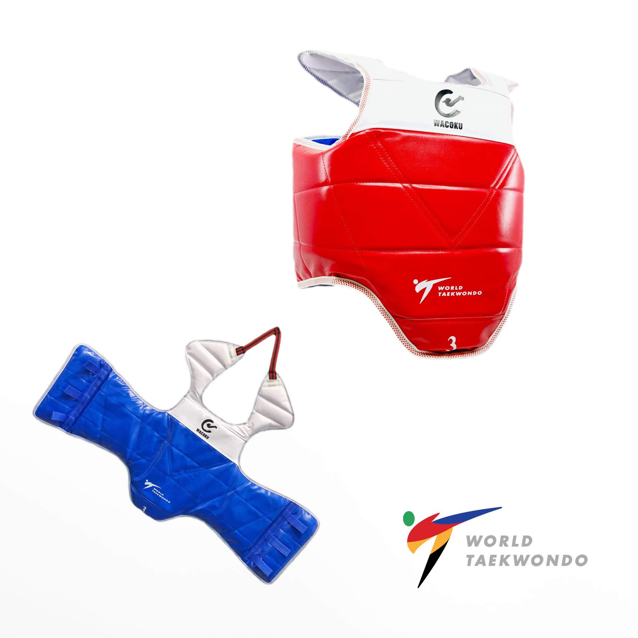 WacokuWT Chest Protector (New WTF or World Taekwondo Federation)