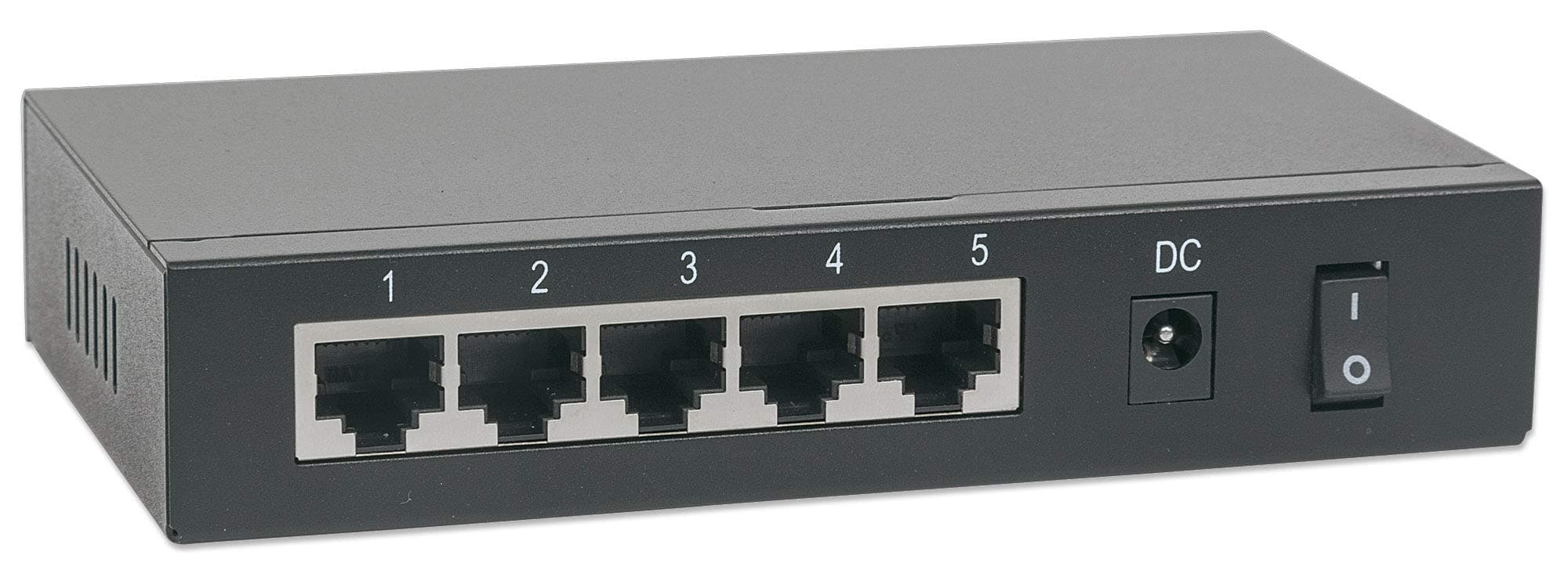 Intellinet 5-Port PoE Switch - with 4 Gigabit POE Ports and 1 x Gigabit PoE Input, Gigabit PoE Output, 68W Power Budget via AC Power 60W & 26W Power Budget via PoE PD, 3 Yr Mfg Warranty - 561082
