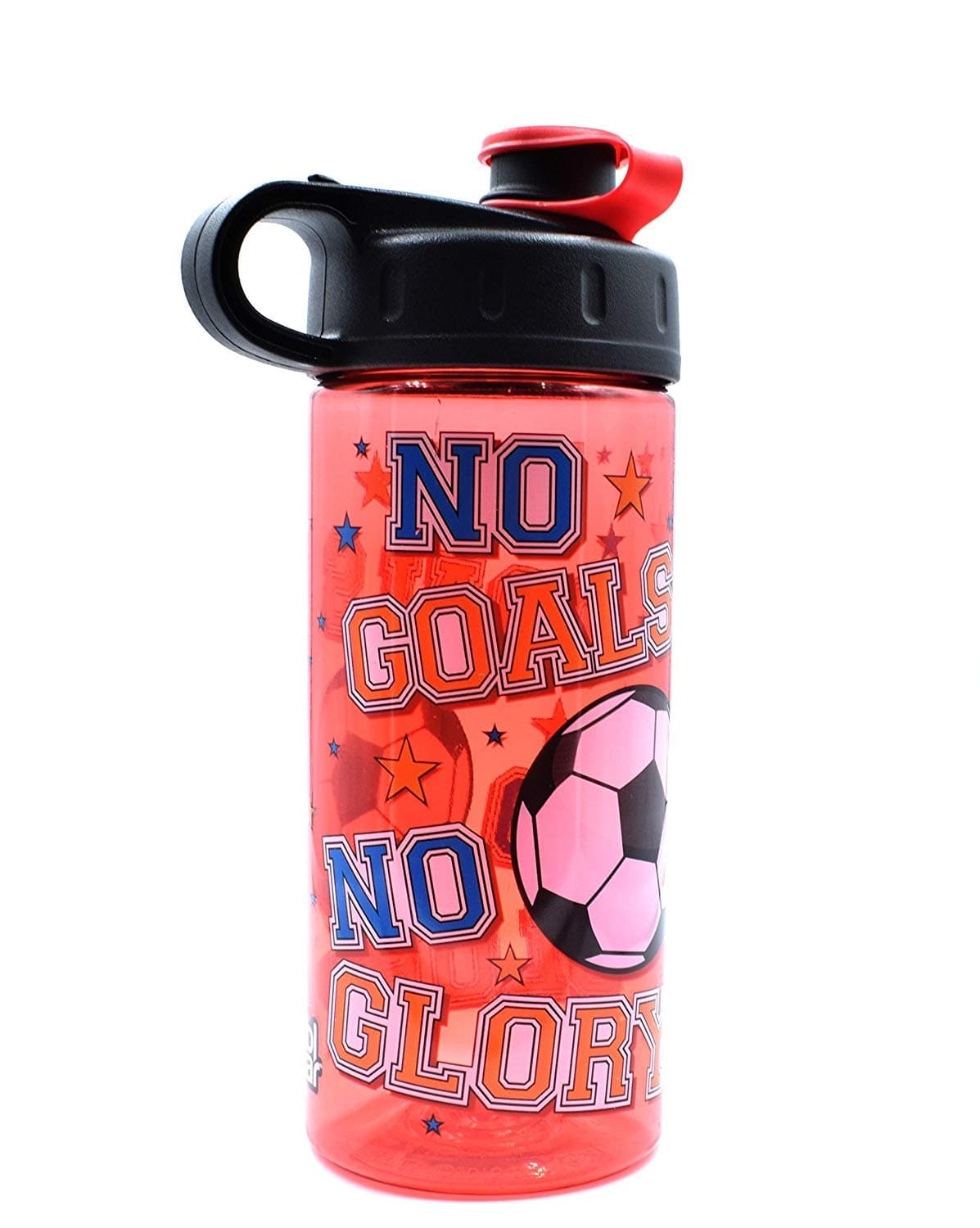 Red Soccer Water Bottle 16 oz BPA Free By Cool Gear