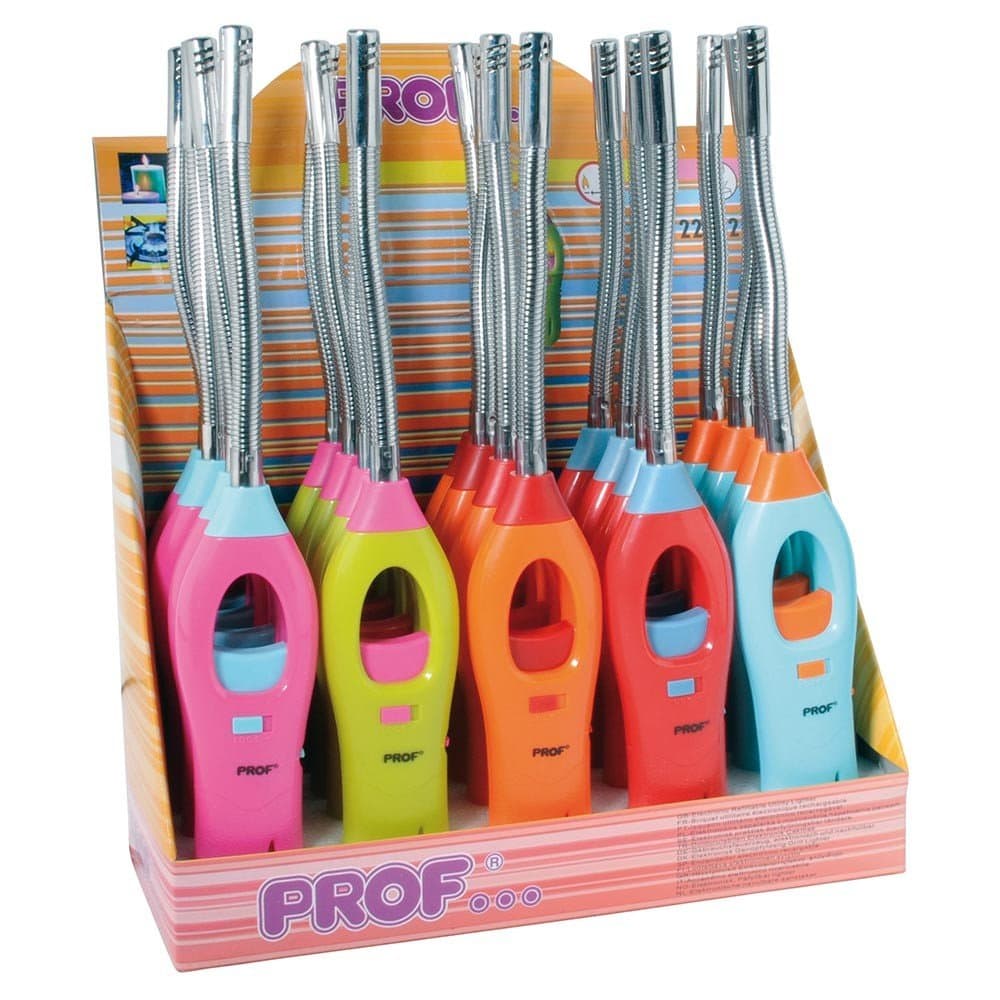 Electronic Rechargable 24 "Flexible Gas Lighter with Safety Button