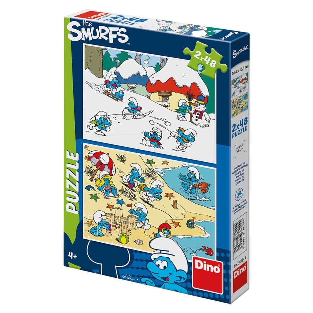 Dino Toys 381544 Smurfs Motif Jigsaws Puzzle