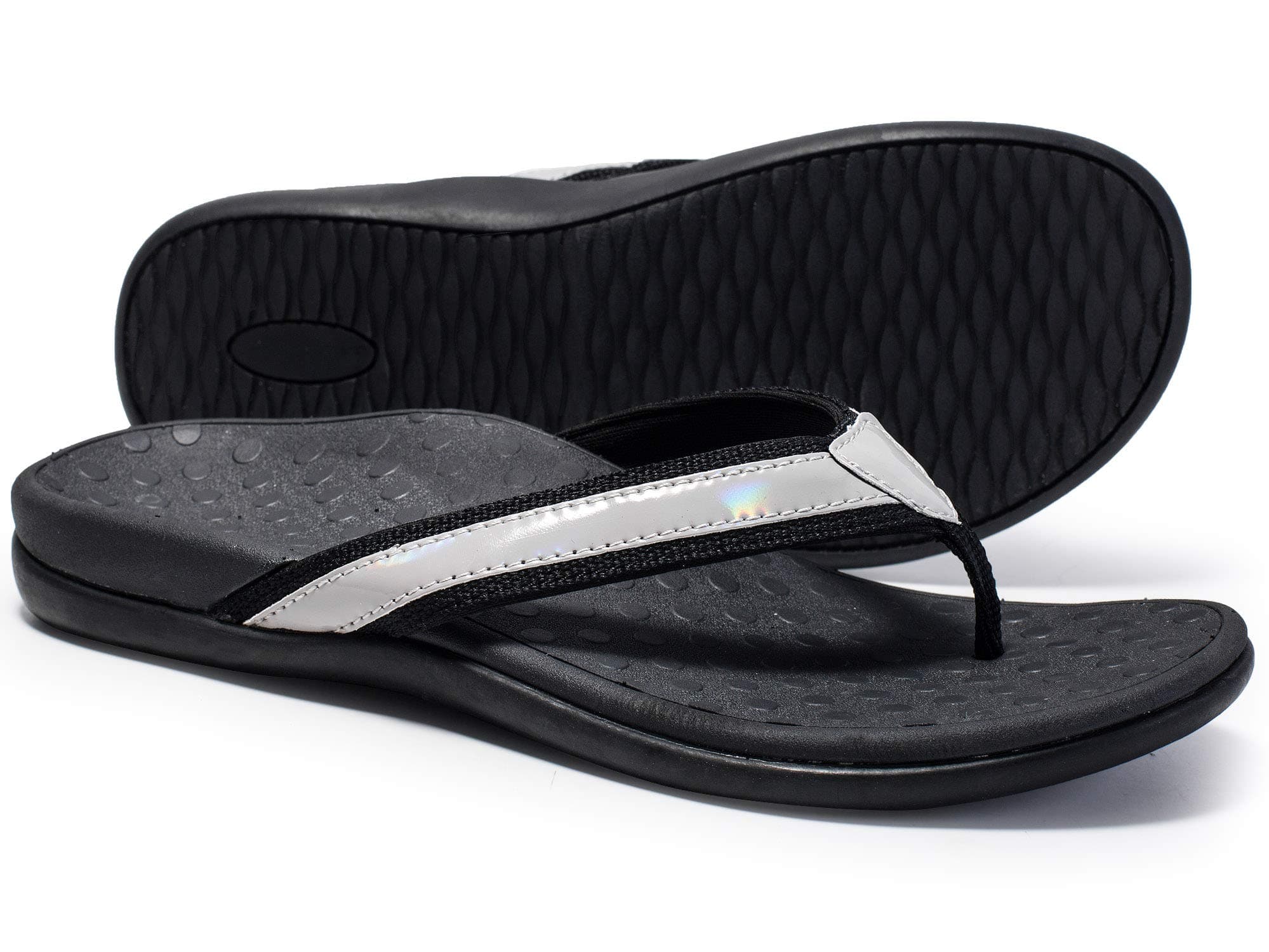 LLSOARSS Plantar Fasciitis Feet Sandal with Arch Support - Best Orthotic flip Flops for Flat Feet,Heel Pain- for Women