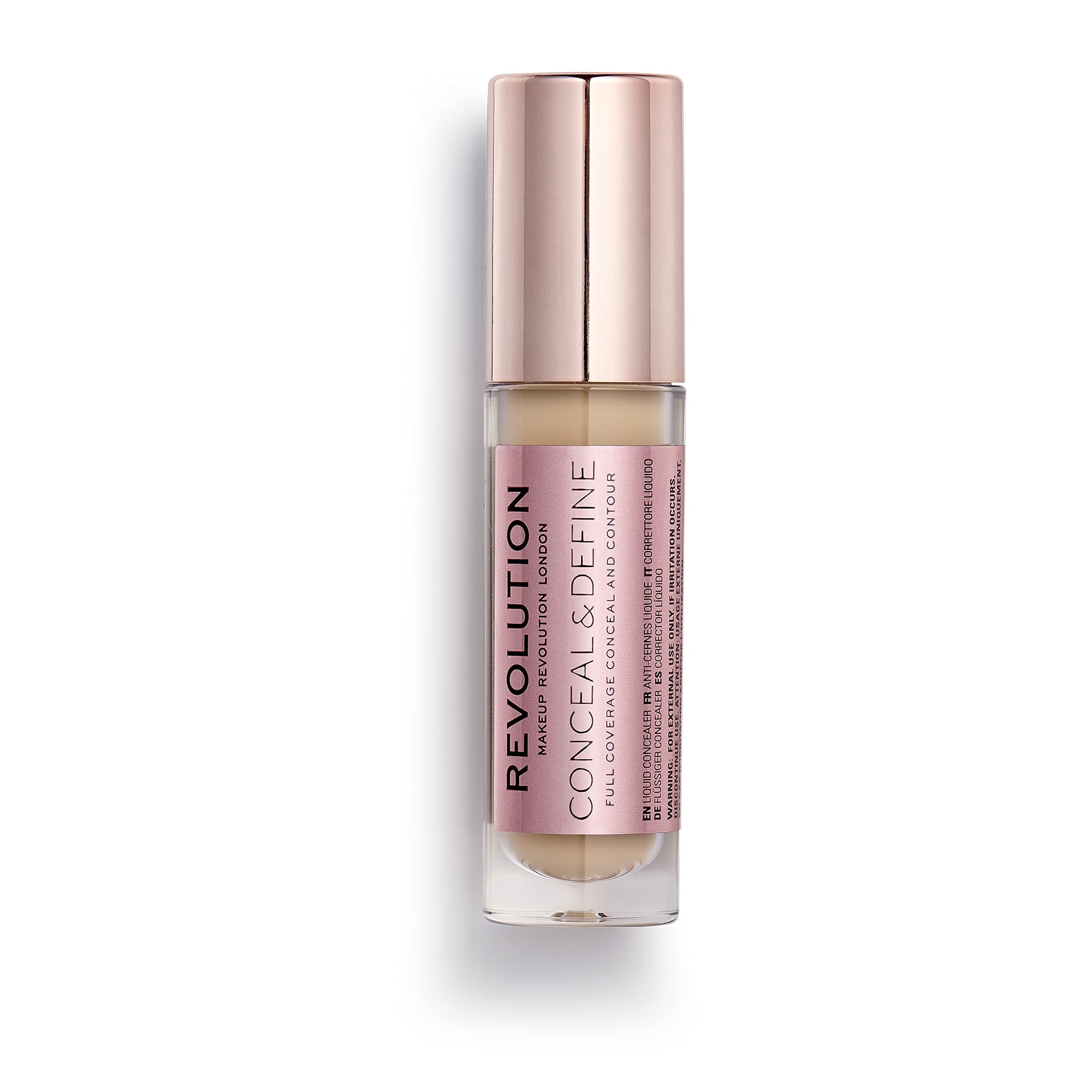 Conceal & Define Concealer, Full Coverage Concealer, Matte Finish & Long Wear, For Medium or Tan Skin Tones, Vegan, C7, 4ml