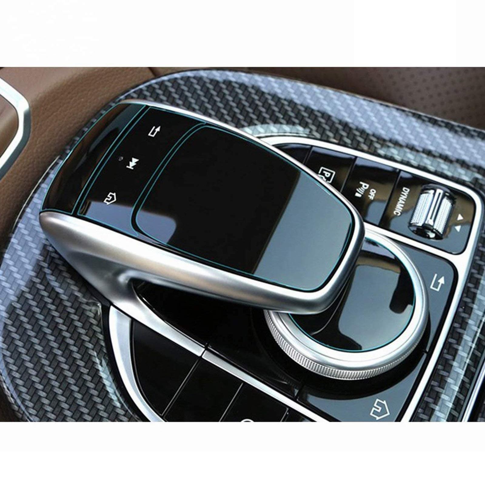 R RUIYA [2 Packs] Perfect for Mercedes Benz COMAND touchpad Navigation Touch Controller Touch Screen Sensitive Protector Invisible Ultra HD Clear Film Anti Scratch Skin Guard