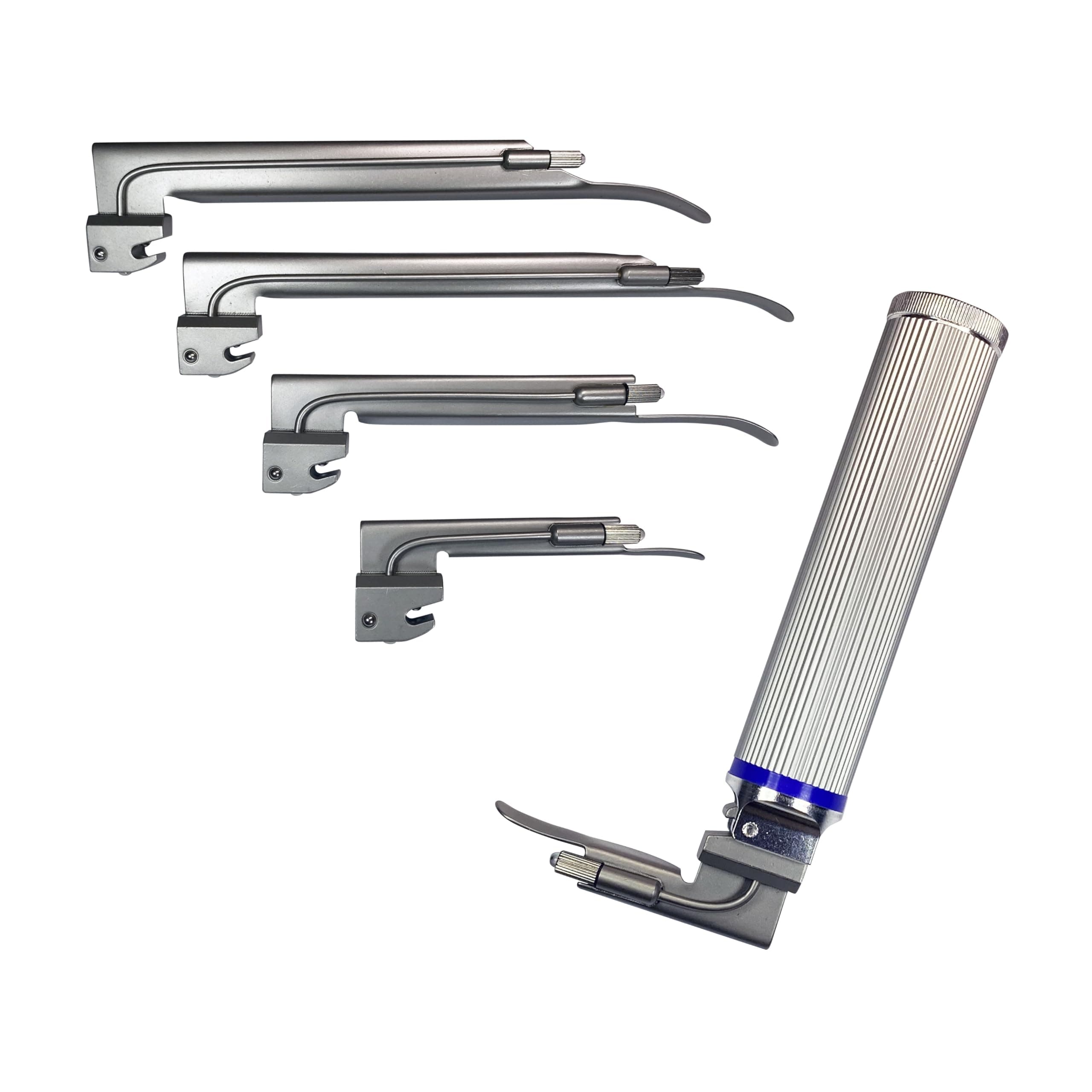 Veterinary SMT-II Laryngoscope Set with 5 Blades 75-210 mm for Animals