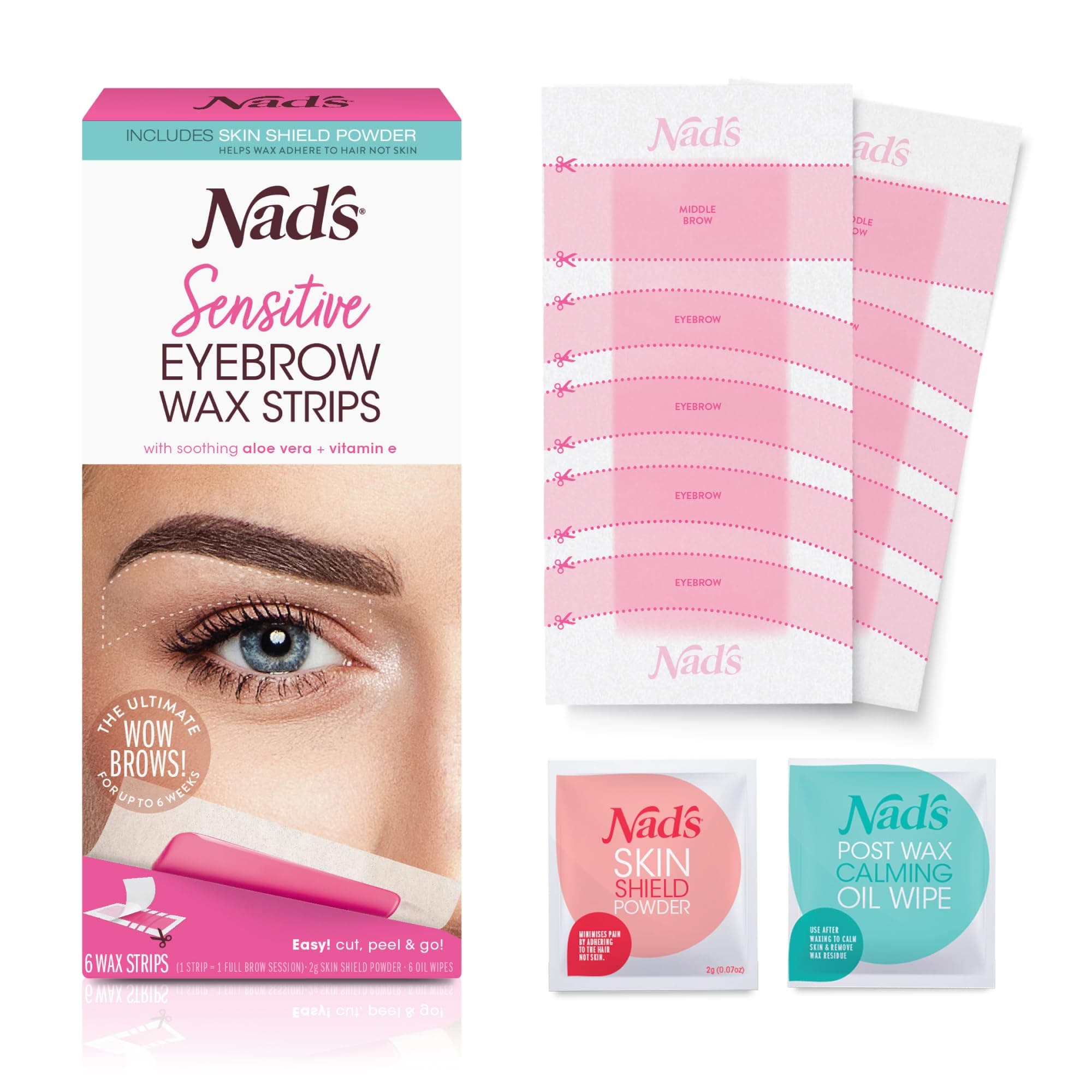 Nad's Eyebrow Wax Strips