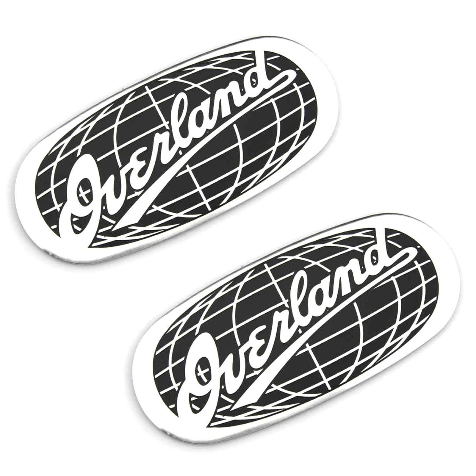 XUXU521 2PCS Auto Alloy Performance Overland Emblem Decal Badge Sticker for Grand Cherokee