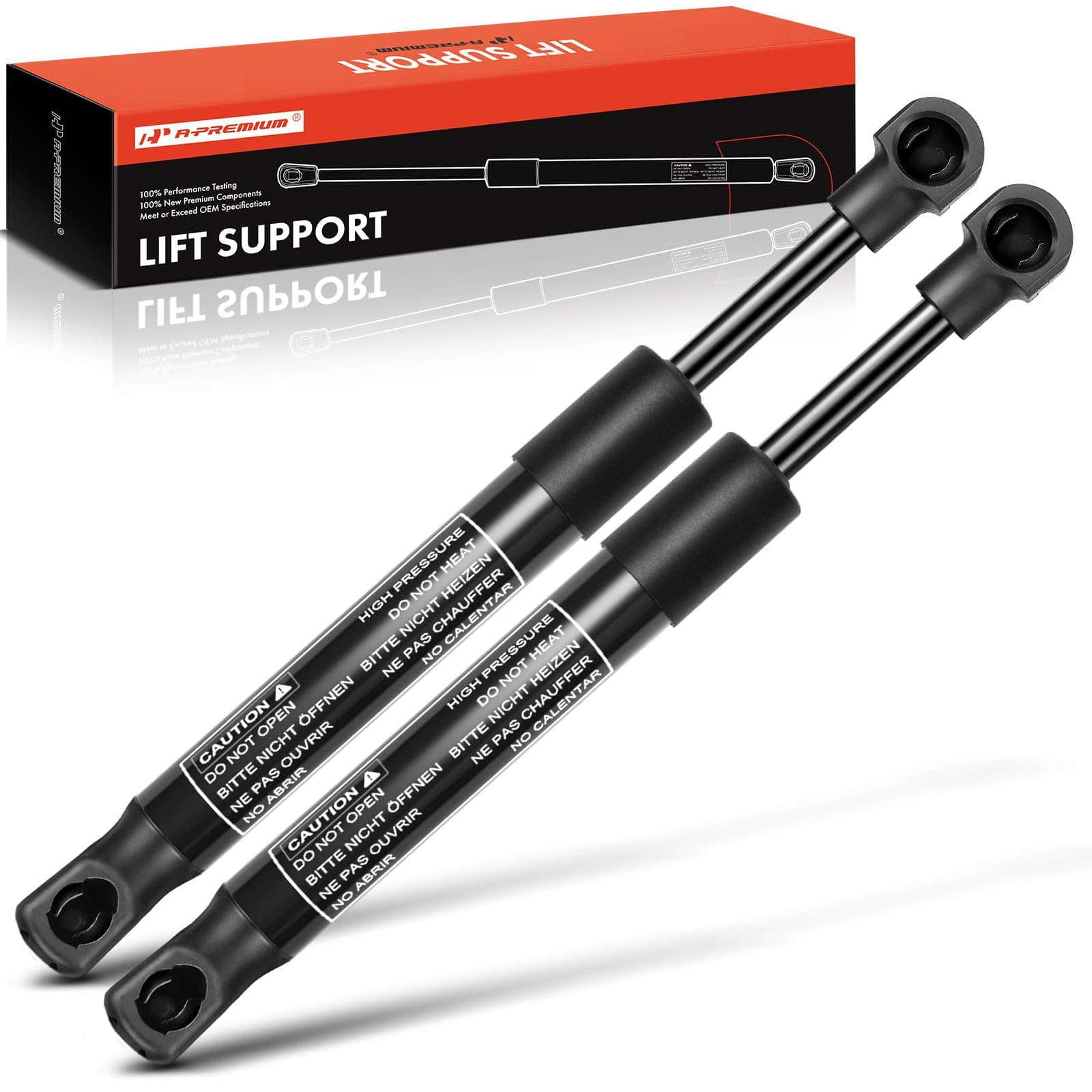 A-Premium Rear Engine Lid Lift Supports Shock Struts Compatible with Porsche 911 2012-2016 Set of 2