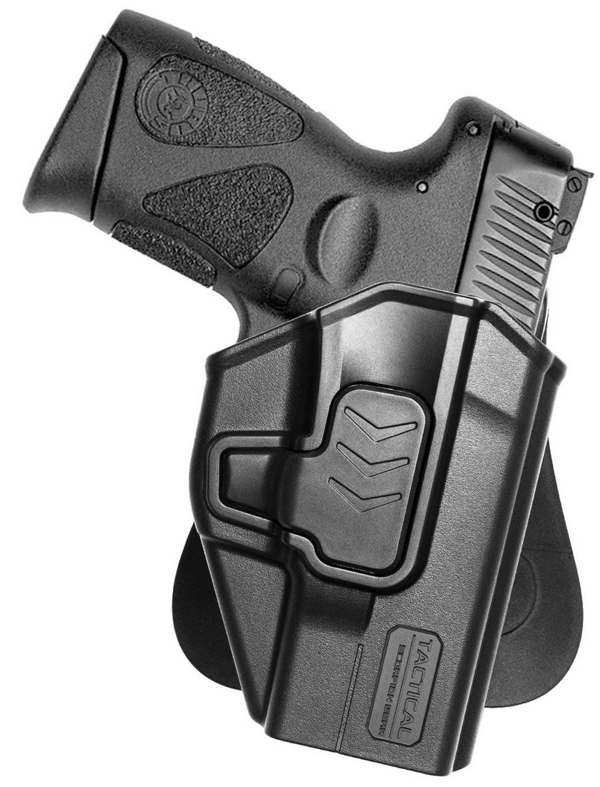 Slimline Modular Level II Retention Paddle Holster :Fits Sig Sauer P320 Carry, M18, Sub-Compact and Compact only