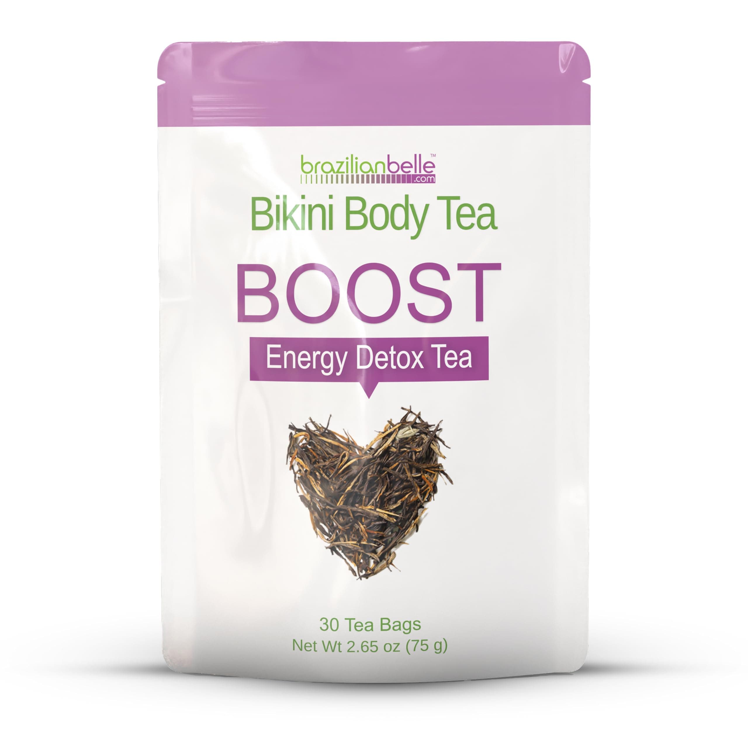 Bikini Body Slimming Detox Tea - Laxative-Free Colon Cleanse Tea to Support a Healthy Weight - Gentle Cleansing Detox Tea for Belly Bloating Relief. All Natural Herbal Tea Blend (30 ct)