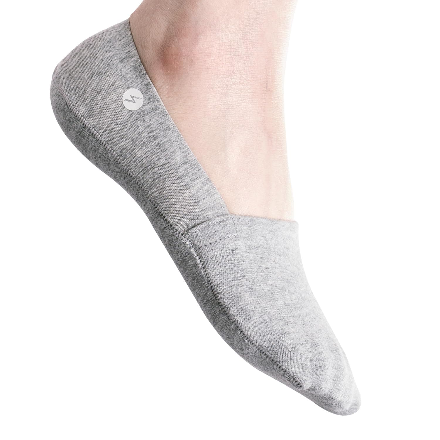 – [Everyday - UNISEX No Show Socks [3 pairs] [Non Slip] [Reflective Logo]
