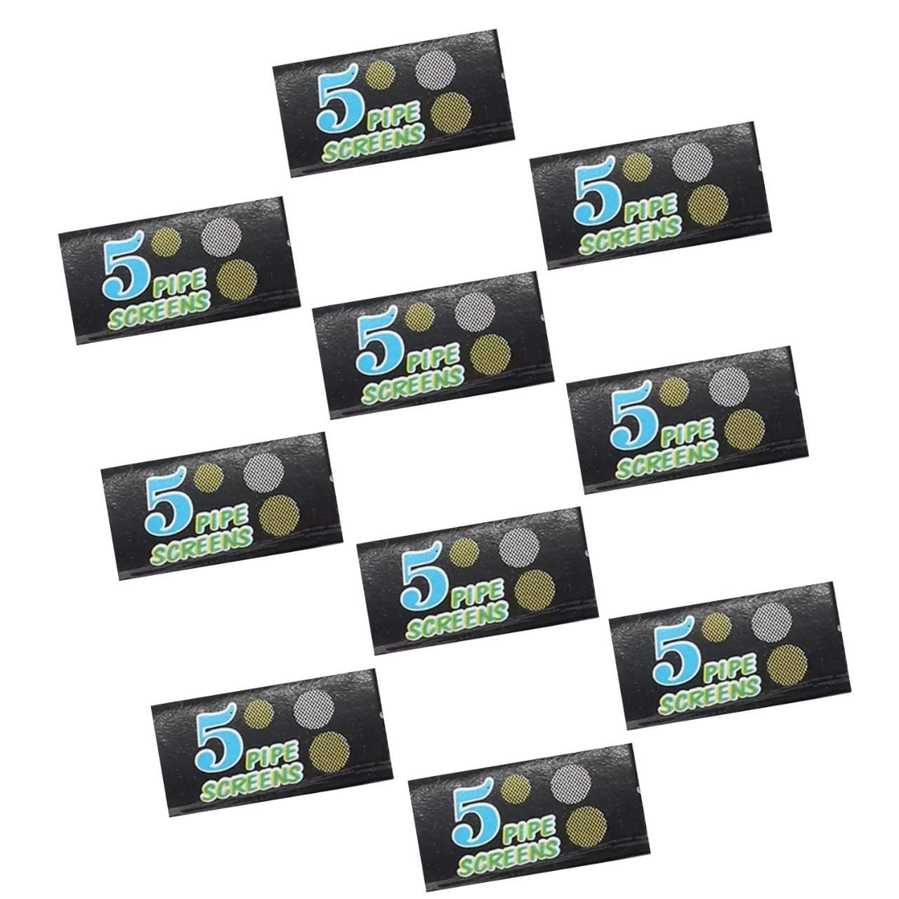 OutonTrip Screen Filter for Bongs – 10mm Metal Mesh Screens – Bong Accessory | Hookah Screen | Chillum Filter | Pack of 10 (Each Pack Contains 5 Screen Filters)