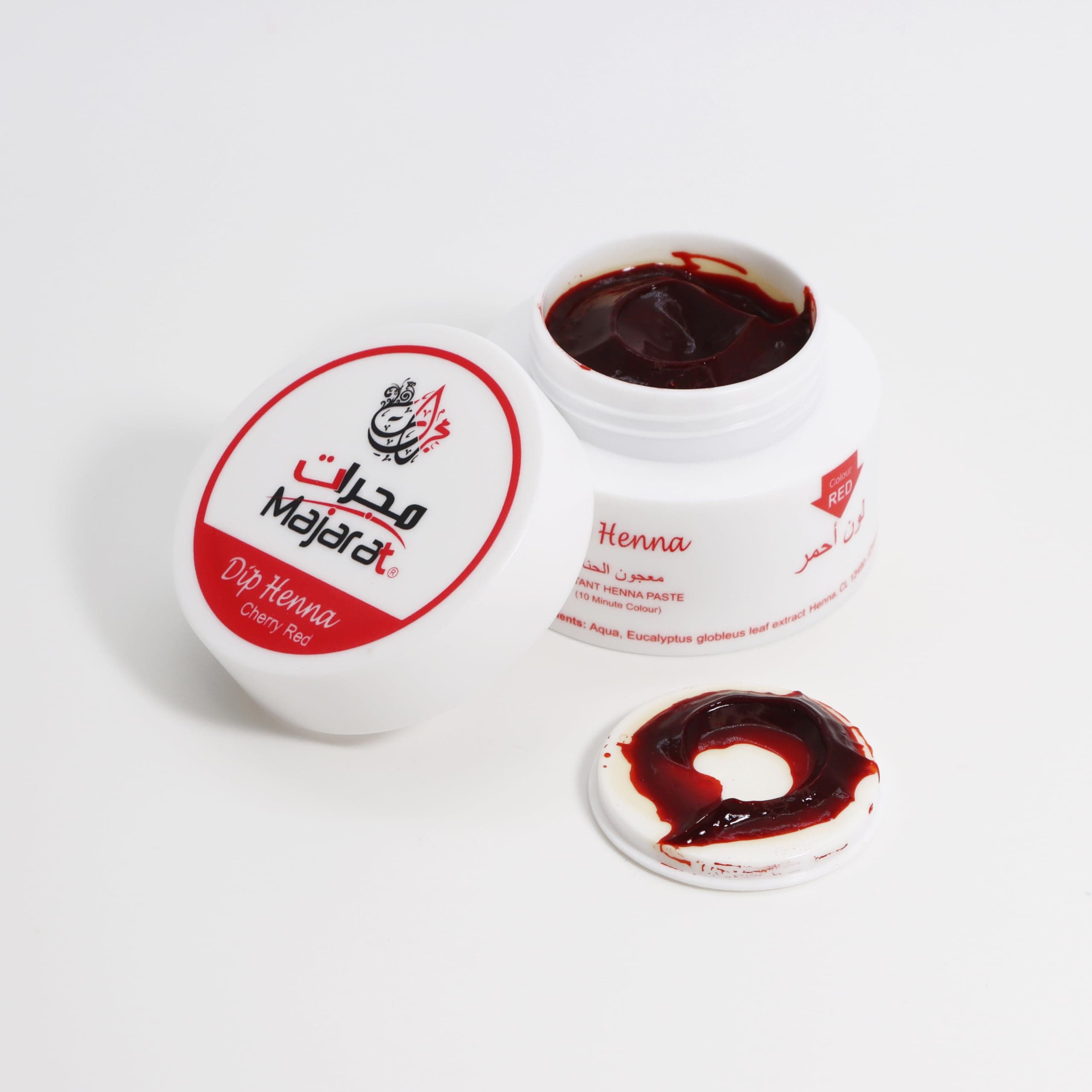 Majarat Dip Henna/ Instant Henna Paste/ 10 Minutes colour/ Cherry Red