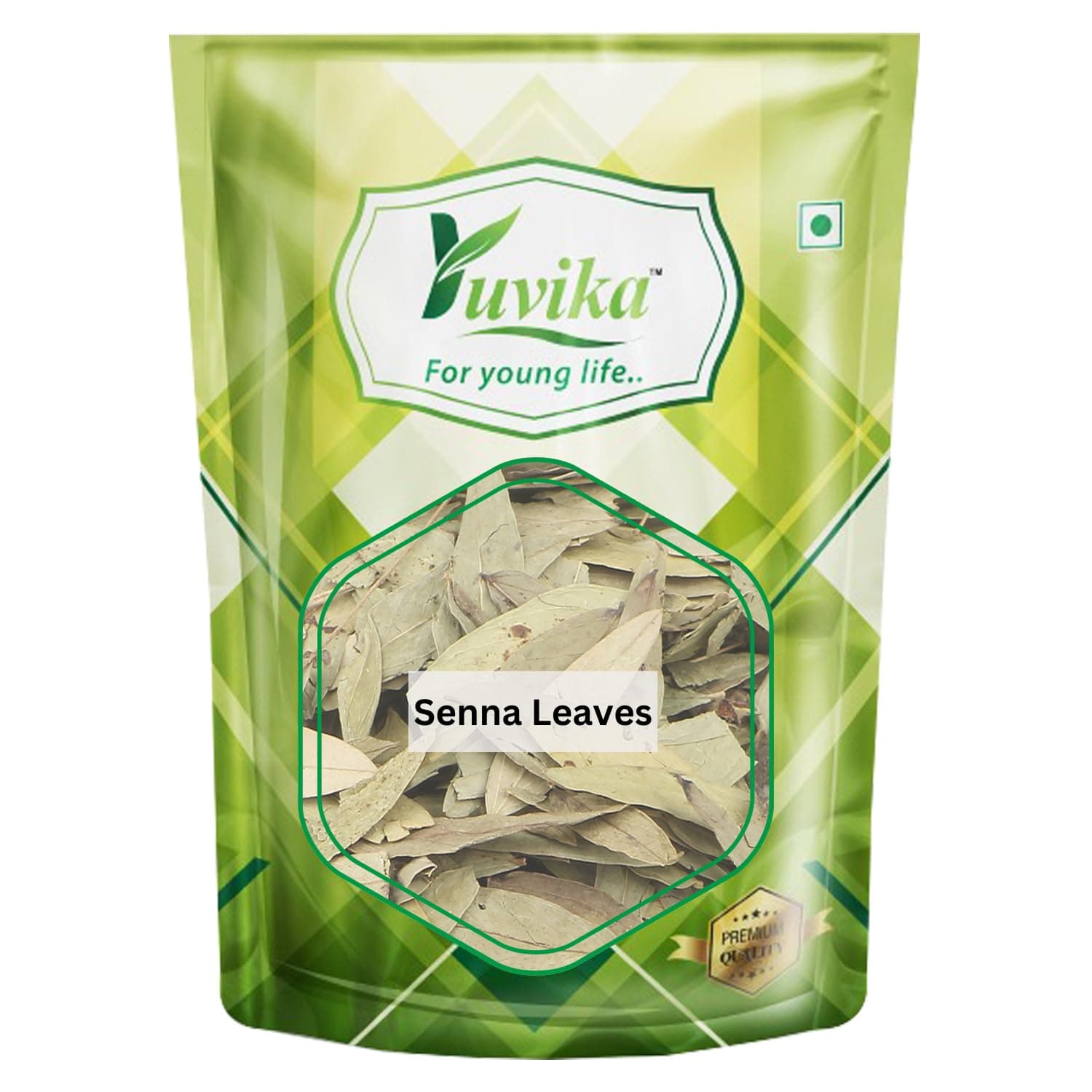 YUVIKA Senna Leaves - Sanay Leaves Spl. - Cassia Angustifolia - Senna Alexandrina 100 Grams
