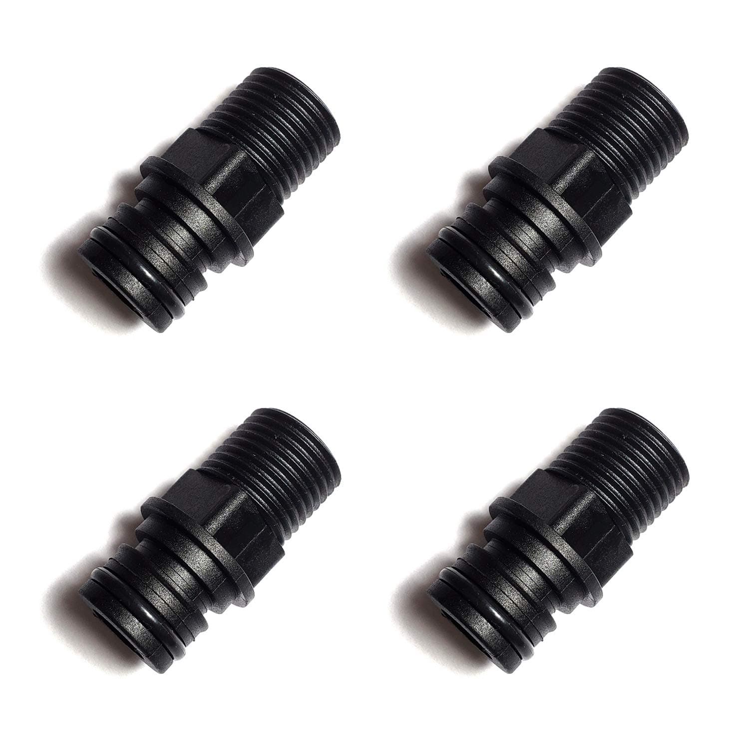 Quad Port Fittings for Quad Water System Pump (1/2" NPT Male QEST. Straight)