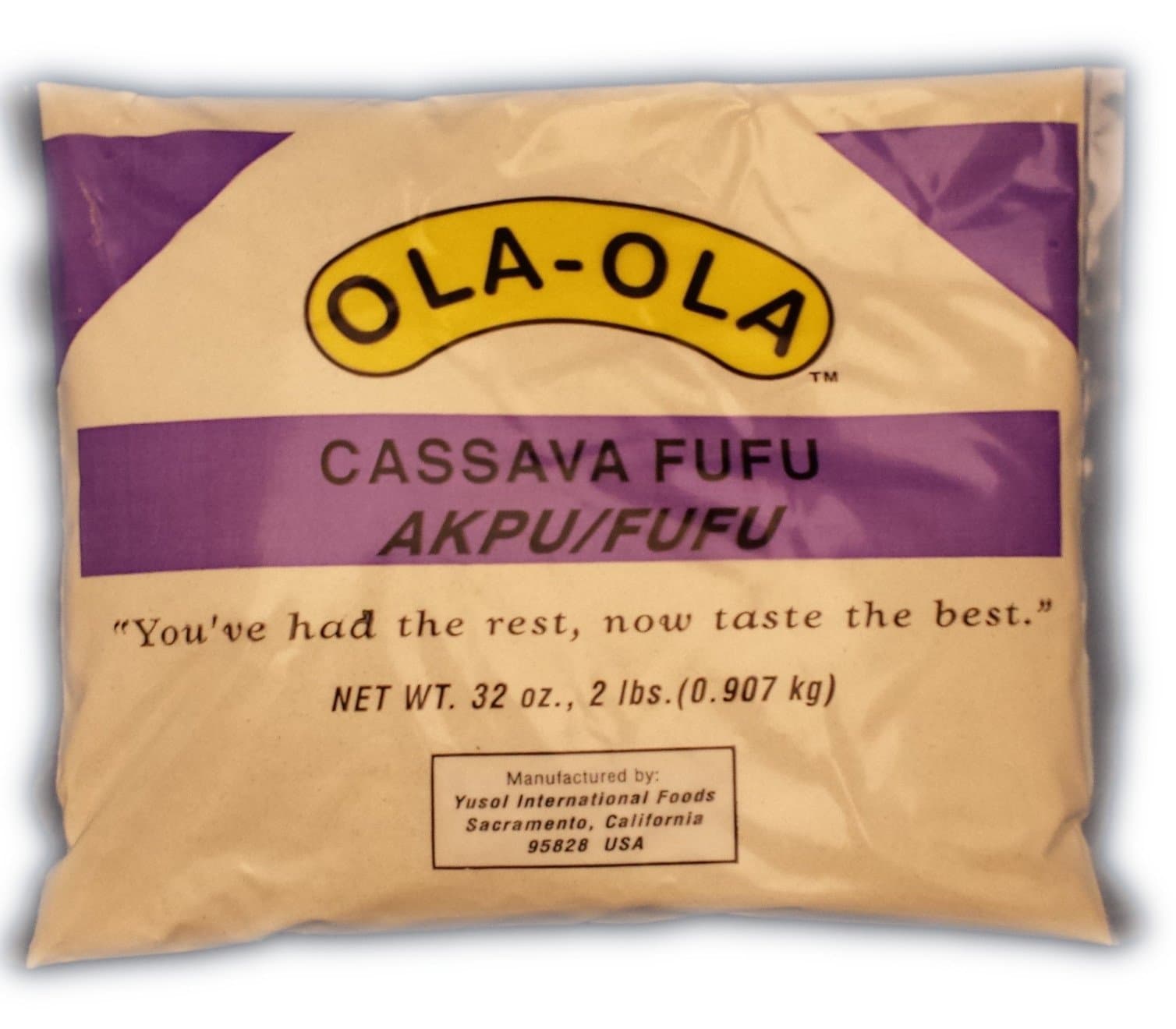 Fufu (cassava) flour (8 @ 2.3Kg / 5lbs) Ola-Ola