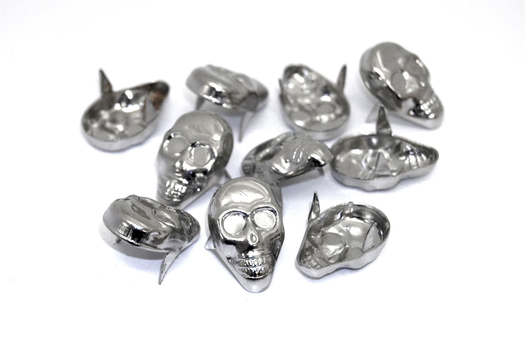 50 Skull Studs ideal for Customizing Clothing