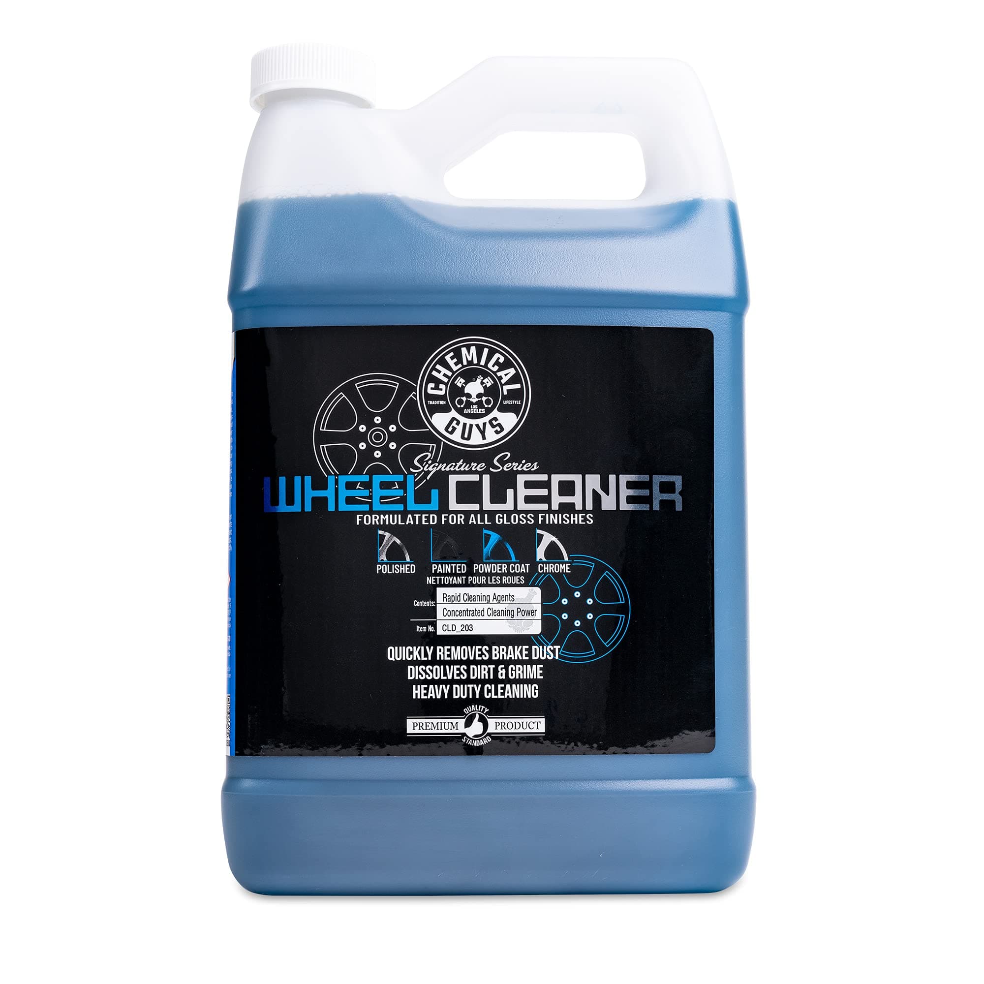 CLD_203 Signature Series Wheel Cleaner, Formated For All Gloss Finishes, Safe for Cars, Trucks, SUVs, Motorcycles, RVs & More 128 fl oz (1 Gallon)