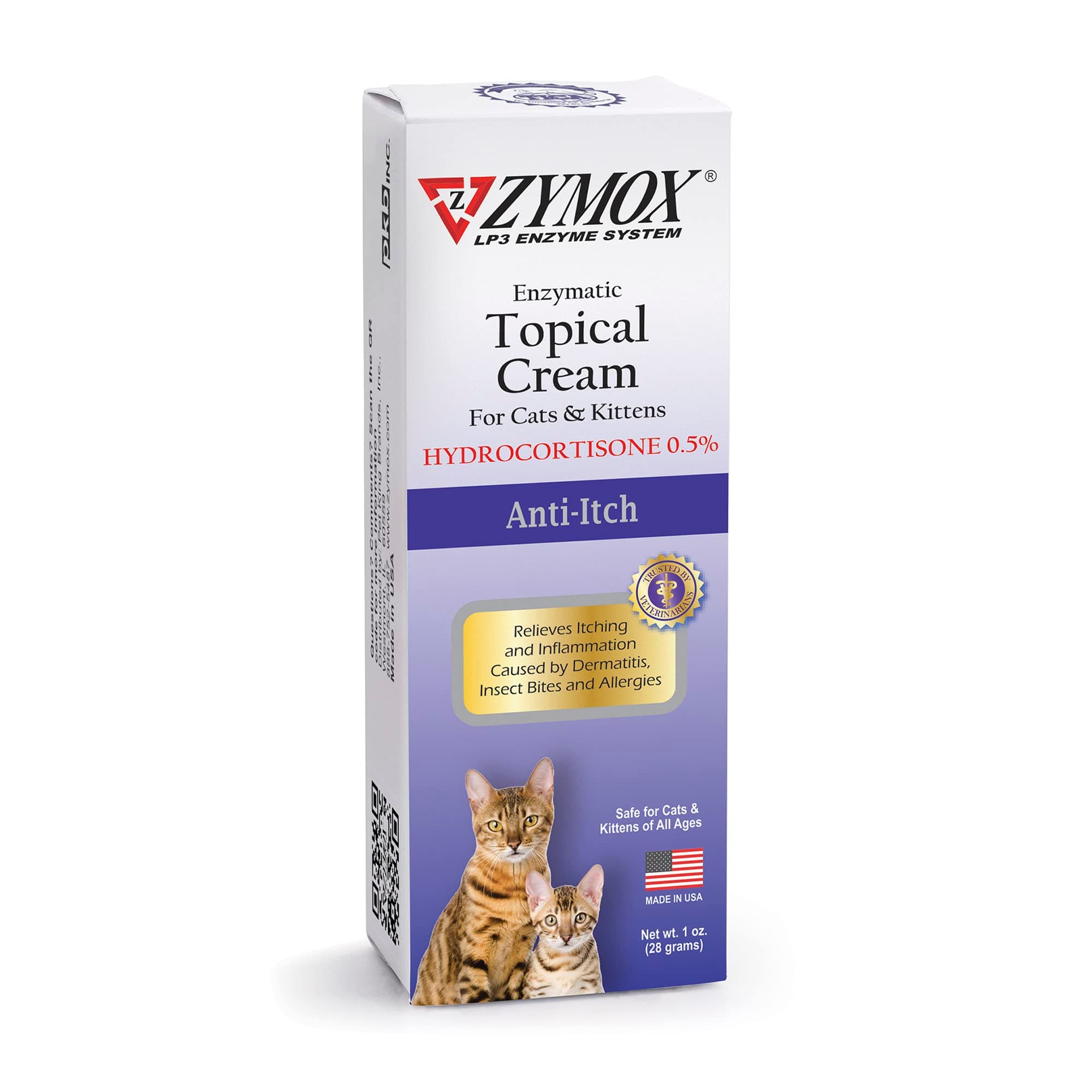 ZYMOX Topical Cream for Cats & Kittens