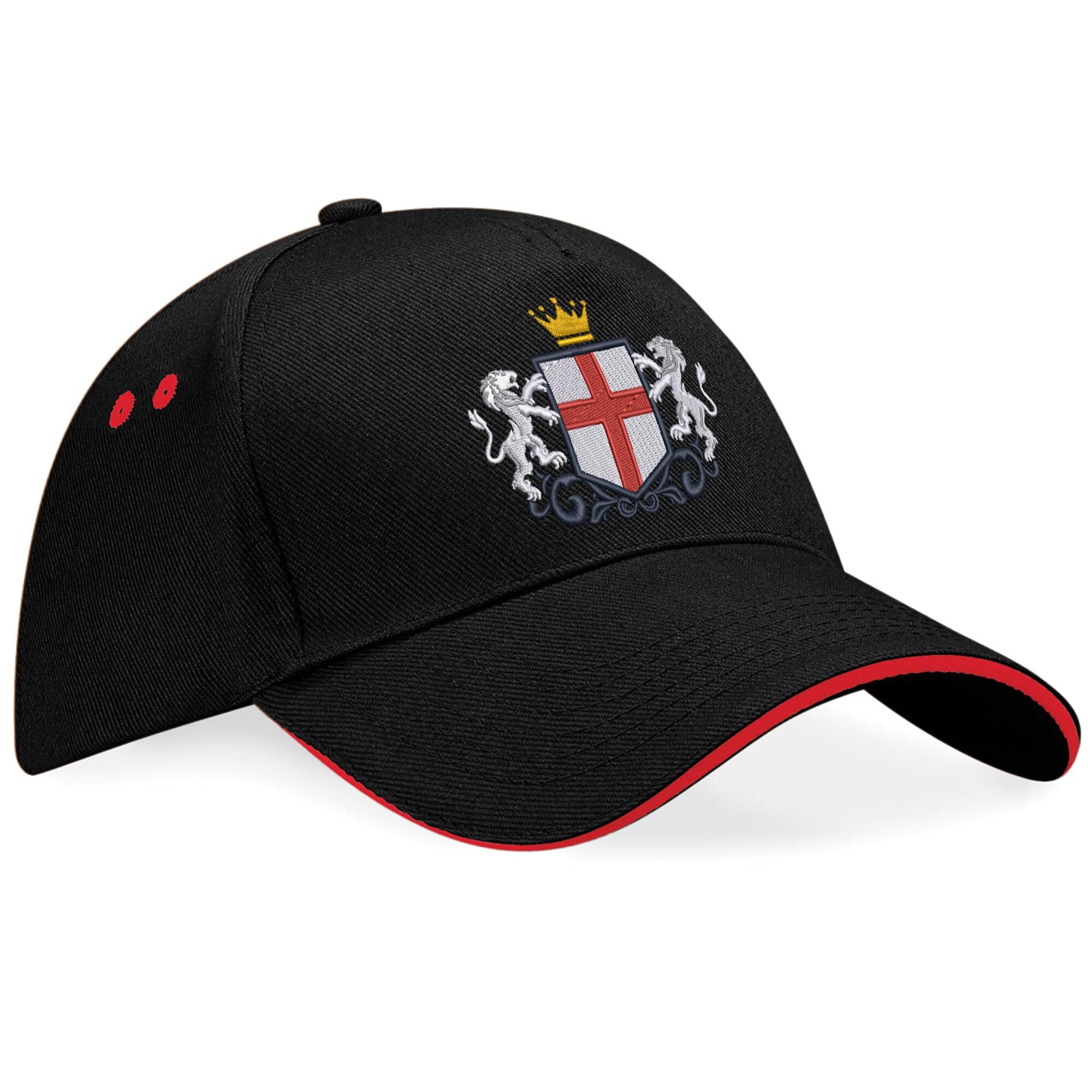 England Badge Embroidery Cap English Lions Unisex Football Rugby Supporters Hat