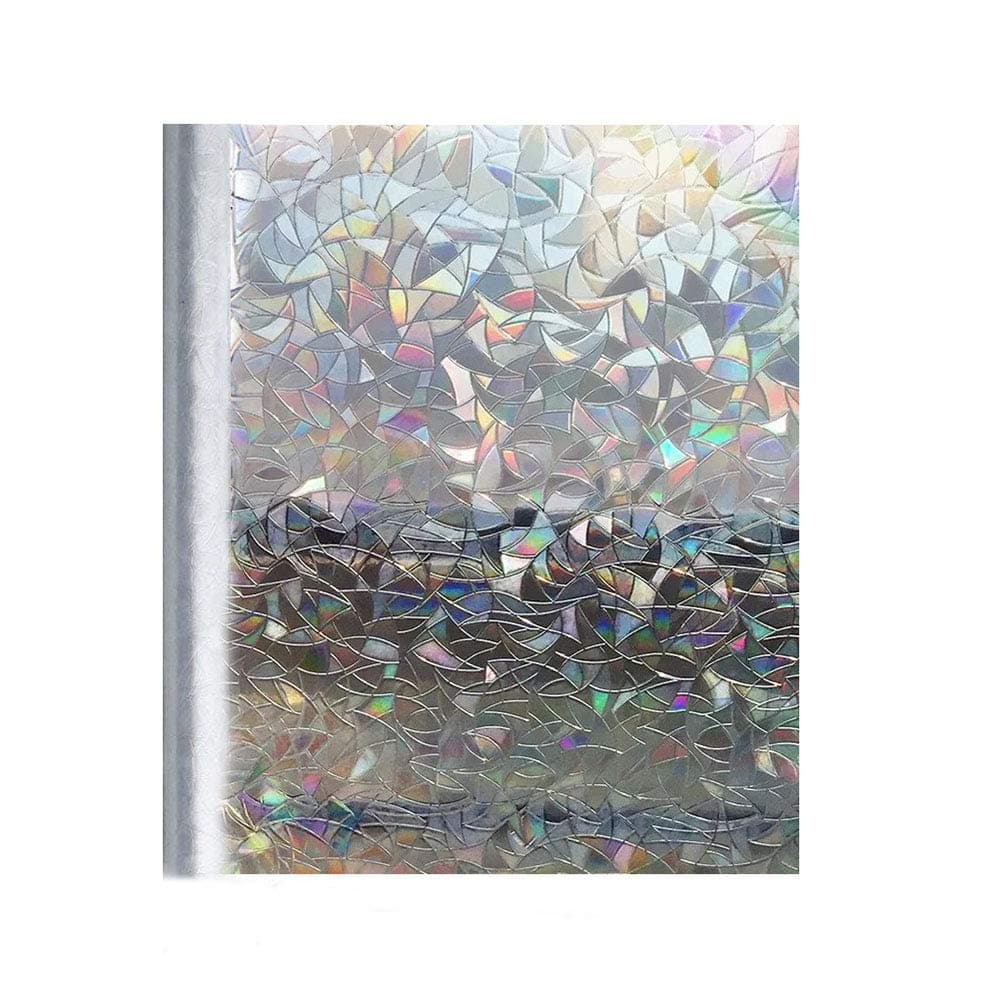 Privacy Window Films Frosted Glass Cling Door Covering Window Cling for Privacy Window Blurring Film Rainbow Light on Patio Door Sliding Glass Sidelight Door Stickers 17.5in.by78.7inch (44.5cm×200cm)